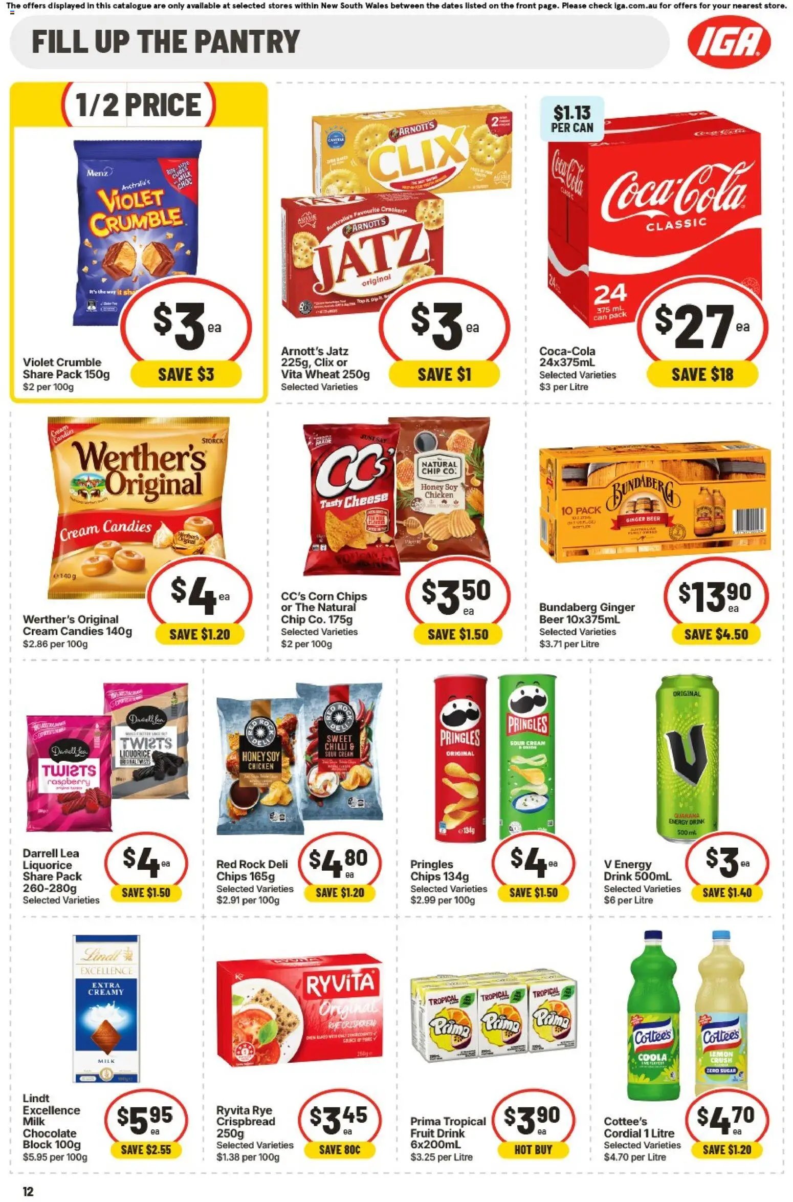 IGA catalogue ACT