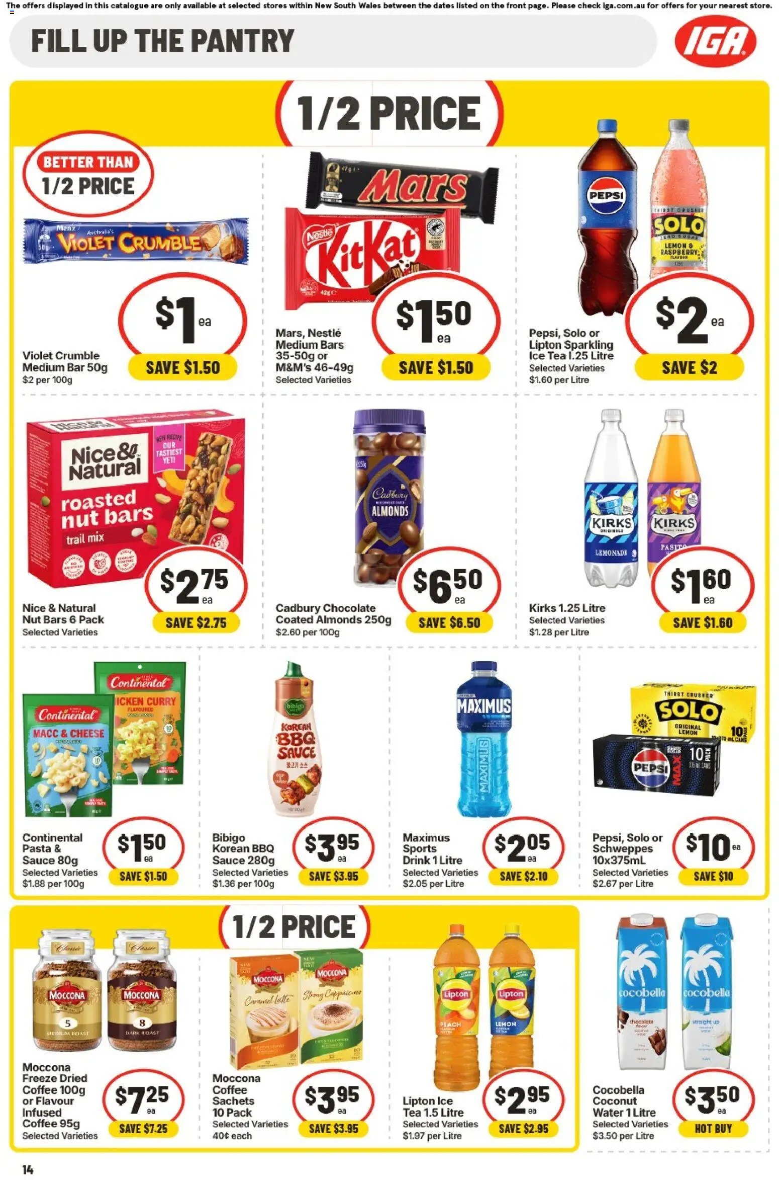 IGA catalogue ACT