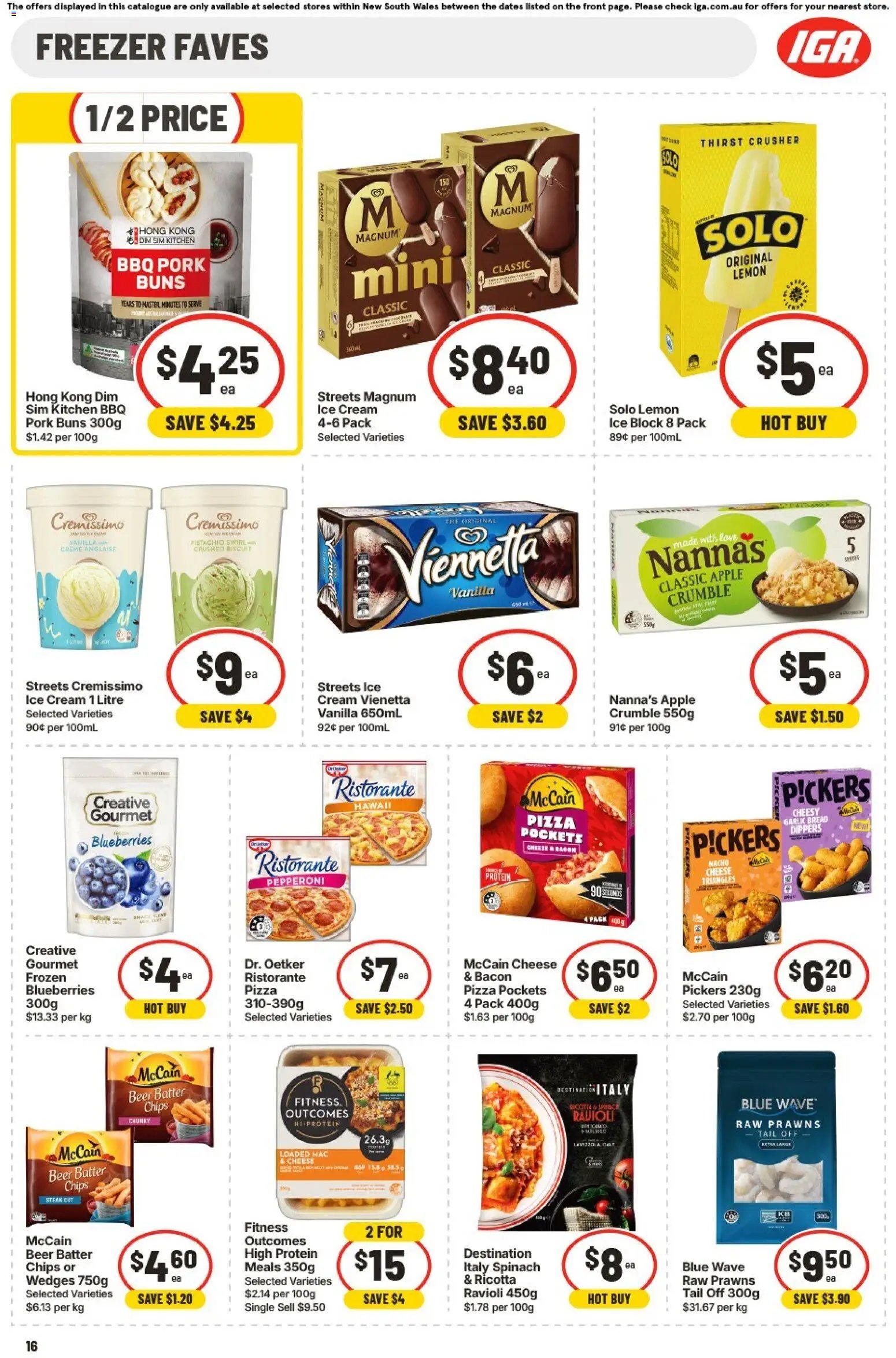 IGA catalogue ACT