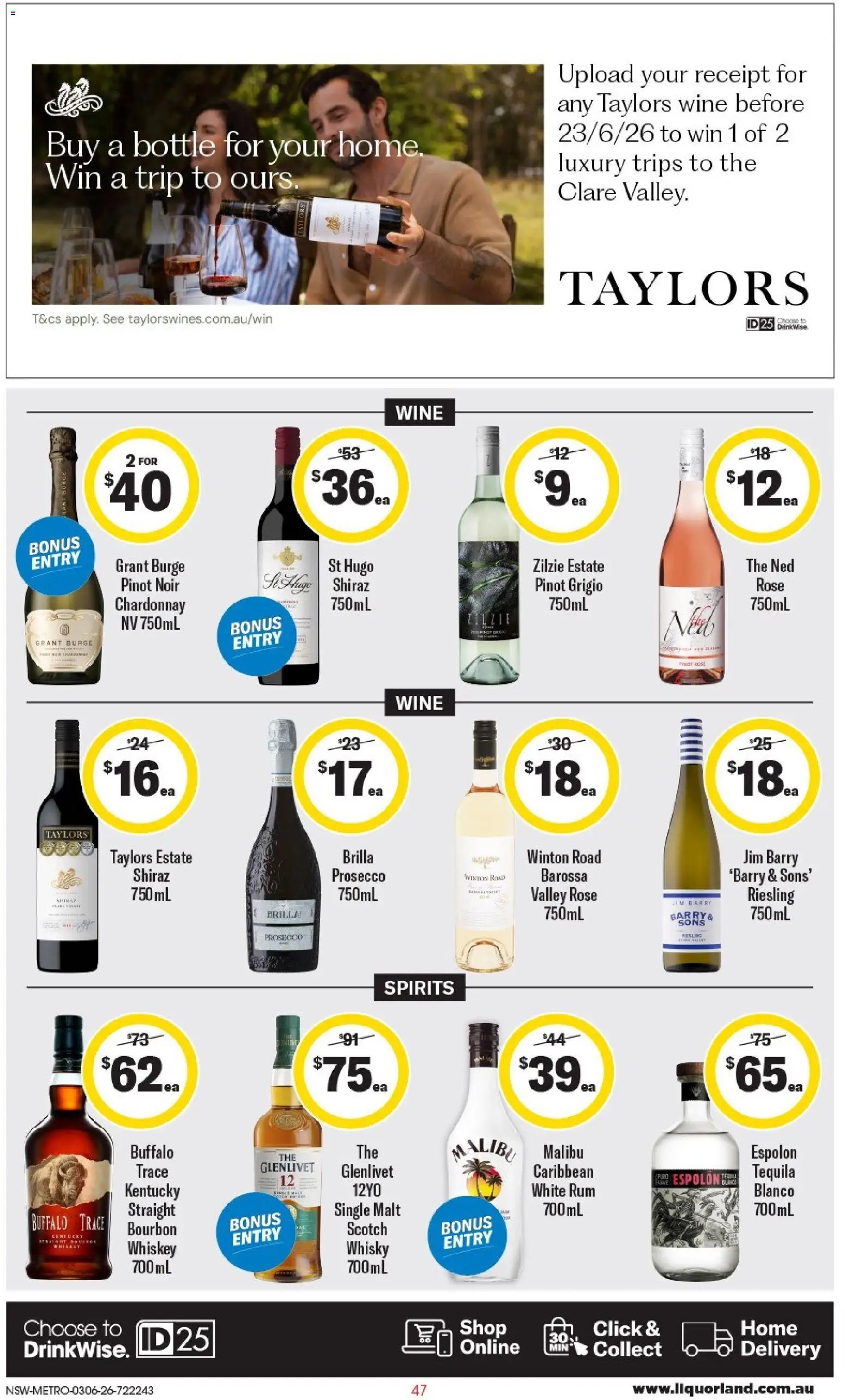 Liquorland catalogue