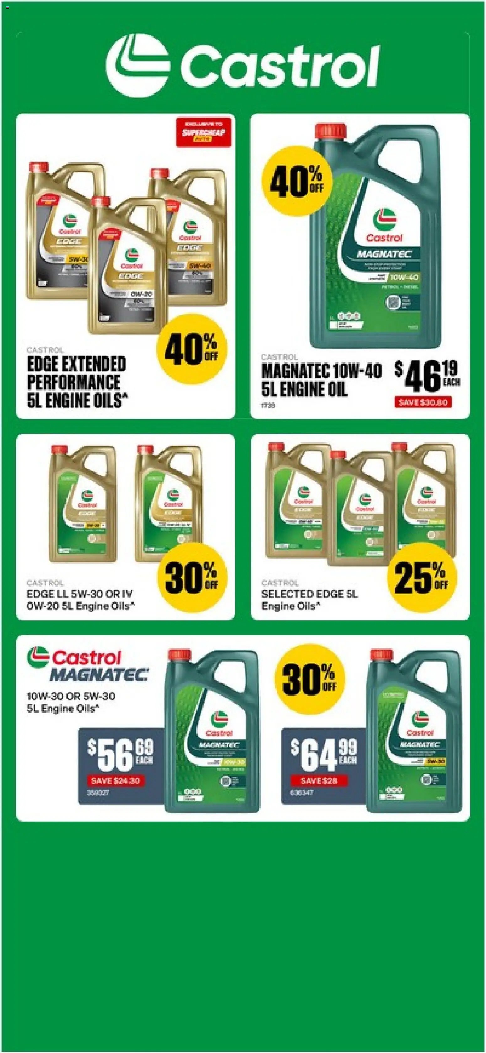 Supercheap Auto catalogue