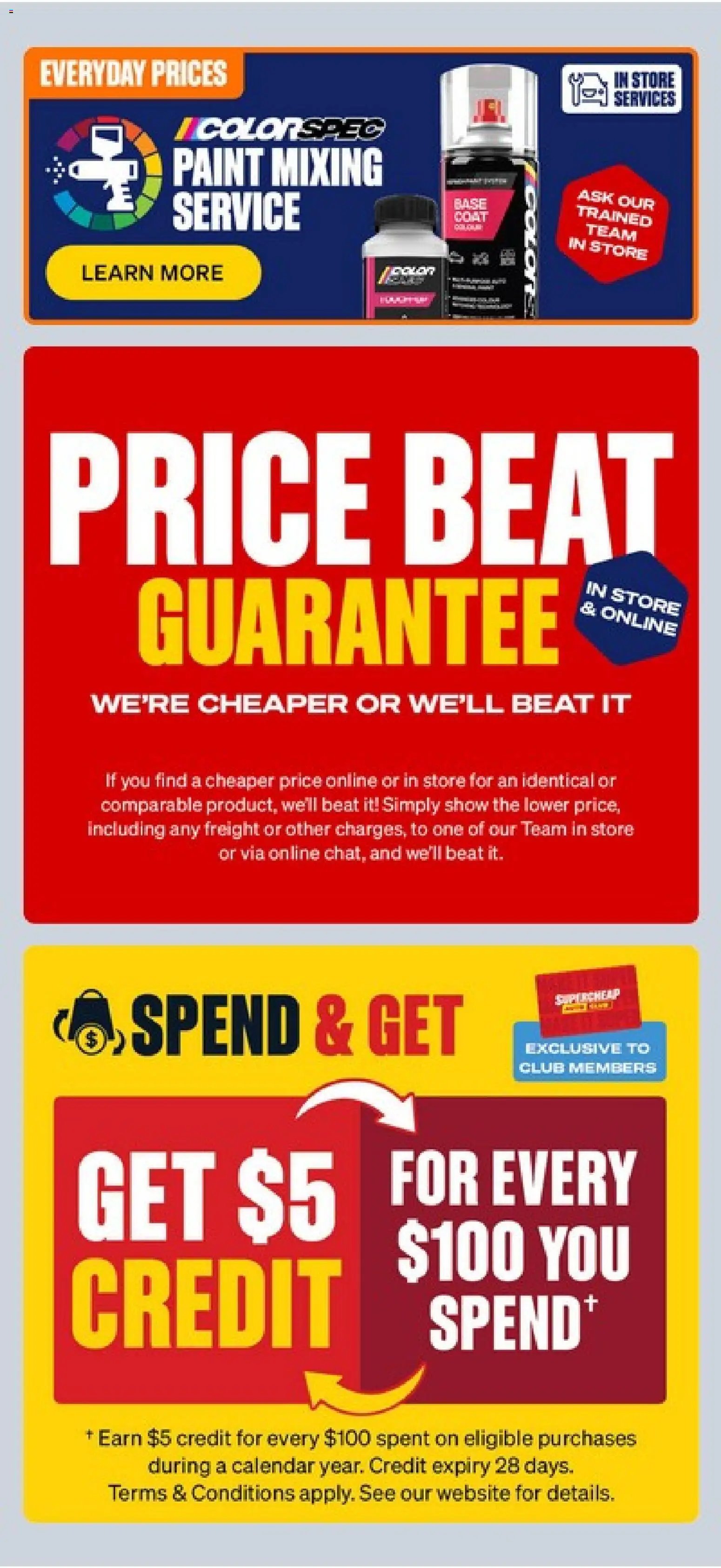 Supercheap Auto catalogue