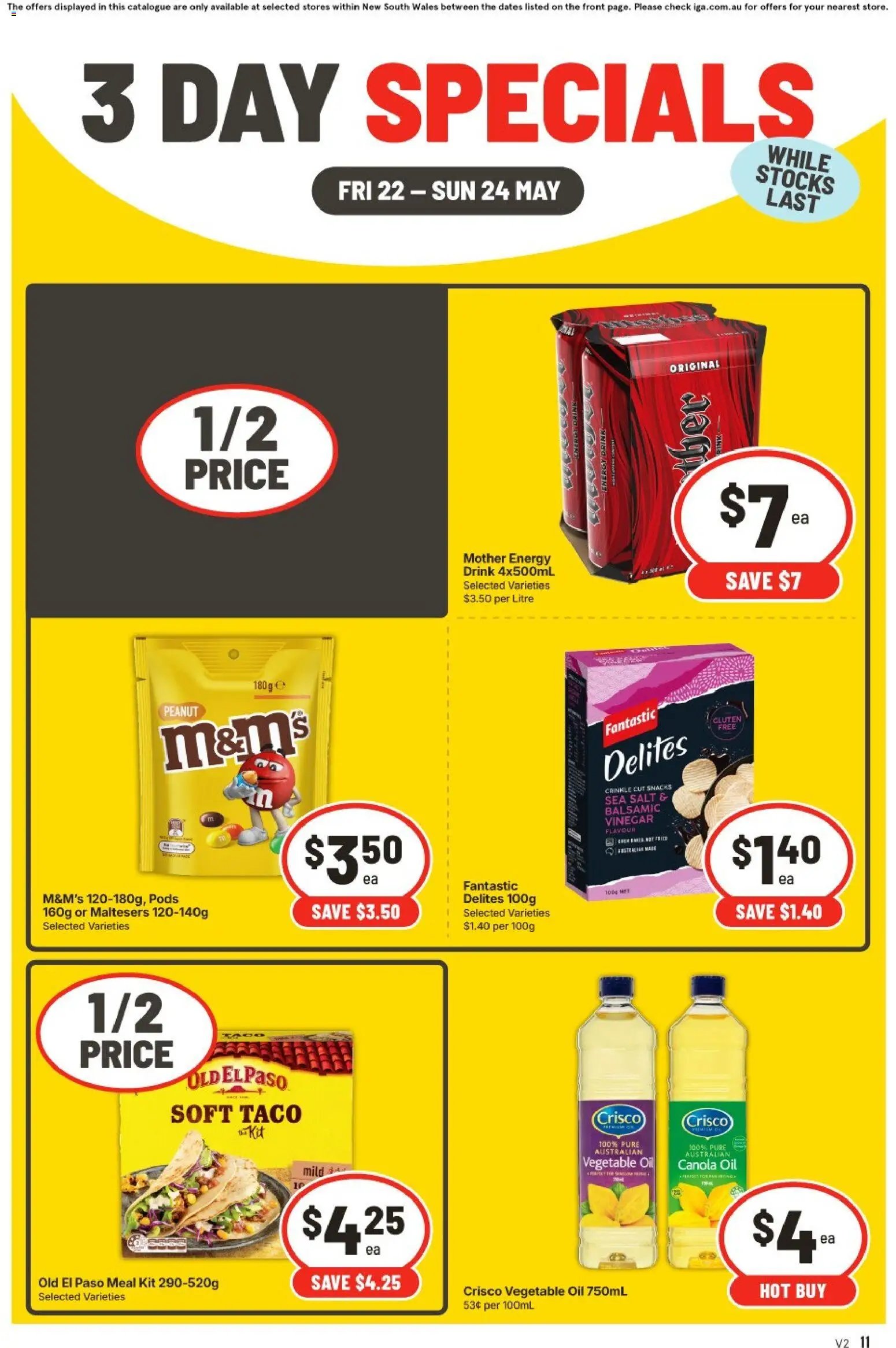 IGA 3 Day Specials - NSW Medium V2 (2026-05-22 - 2026-05-24) | 1