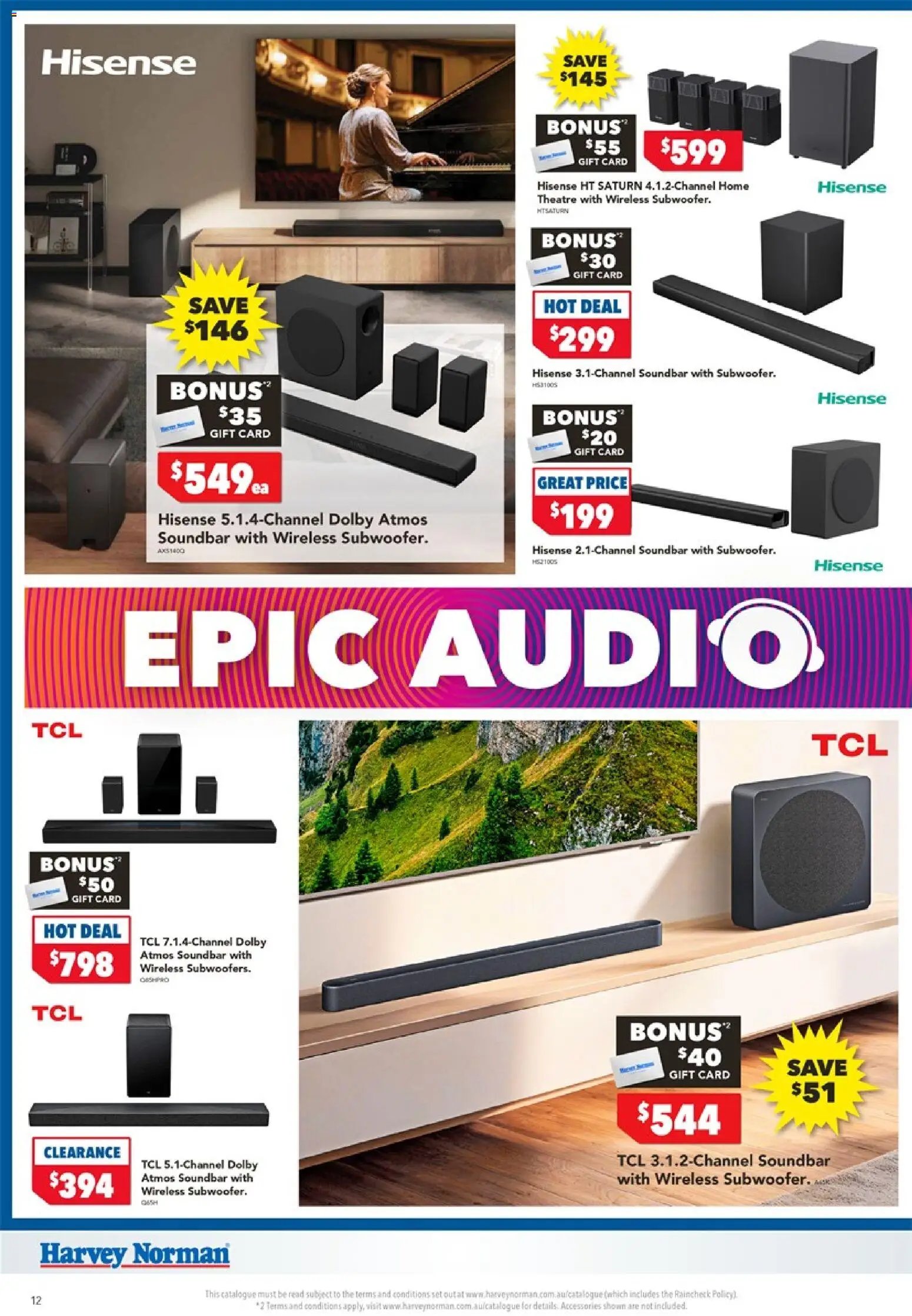 Harvey Norman Epic Audio