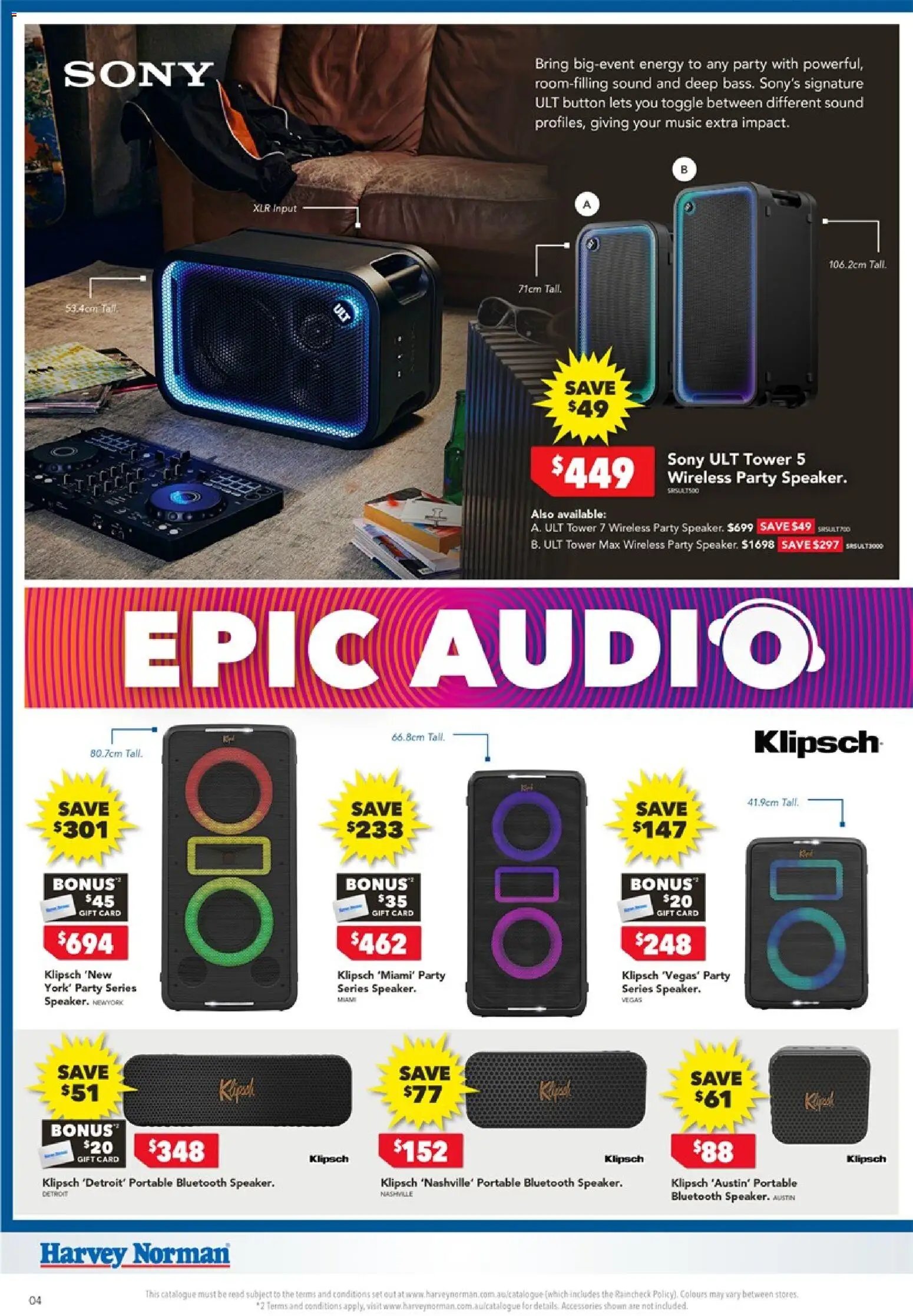 Harvey Norman Epic Audio