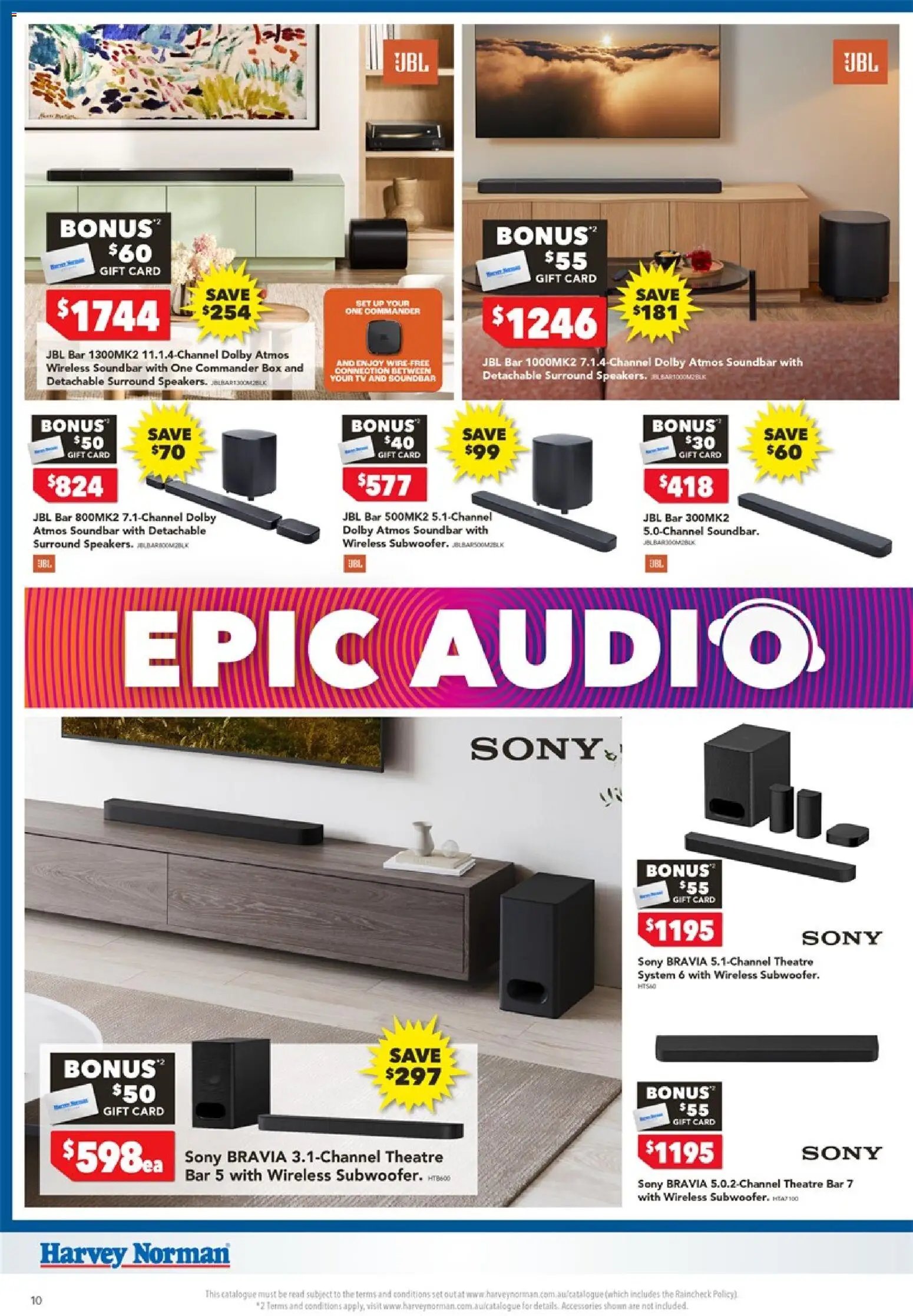Harvey Norman Epic Audio