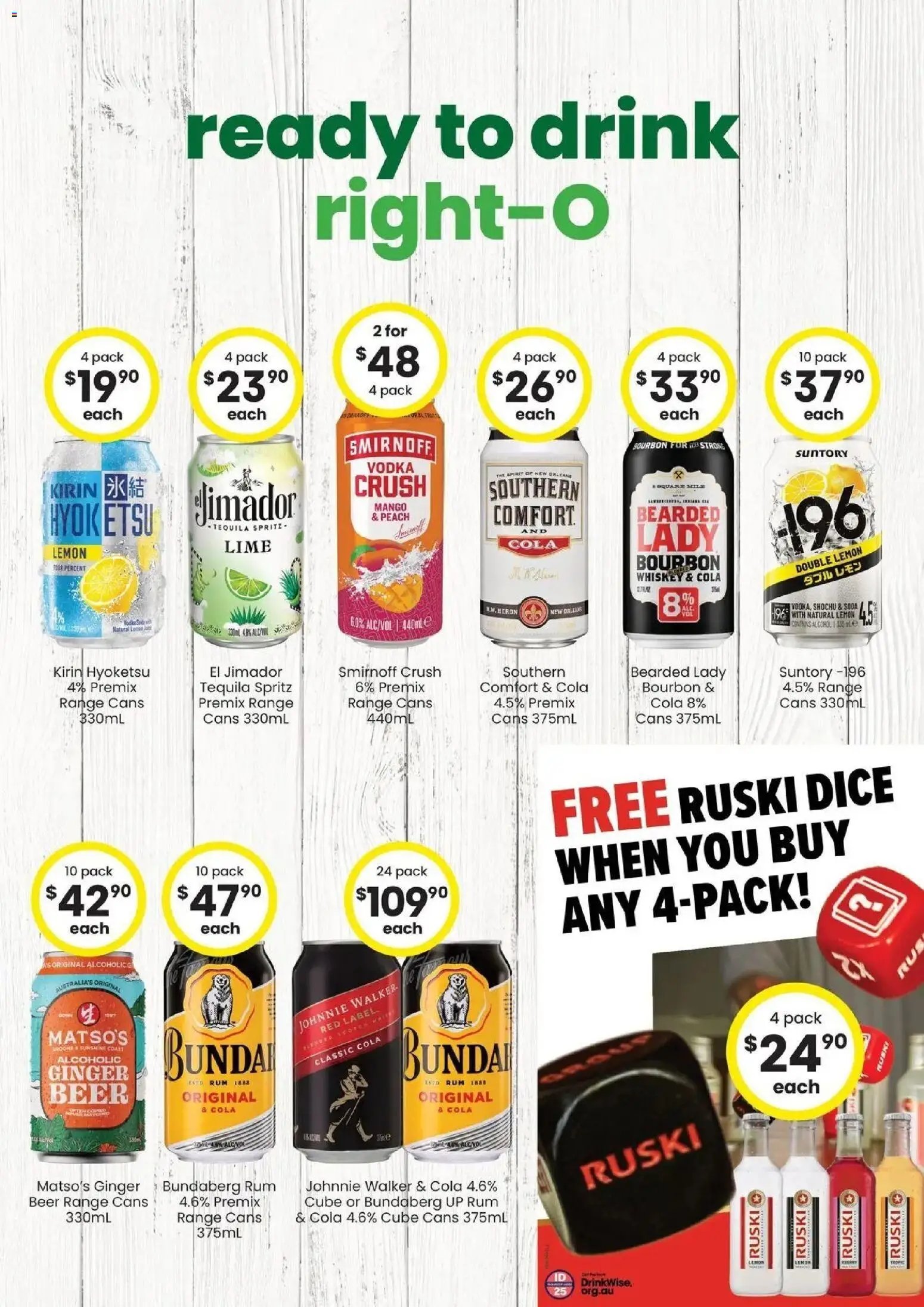 The Bottle-O - Good Value Booze, For Good Value People QLD 18/05