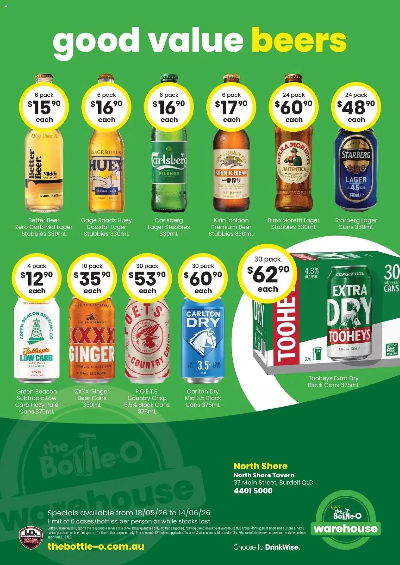 The Bottle-O - Good Value Booze, For Good Value People QLD 18/05