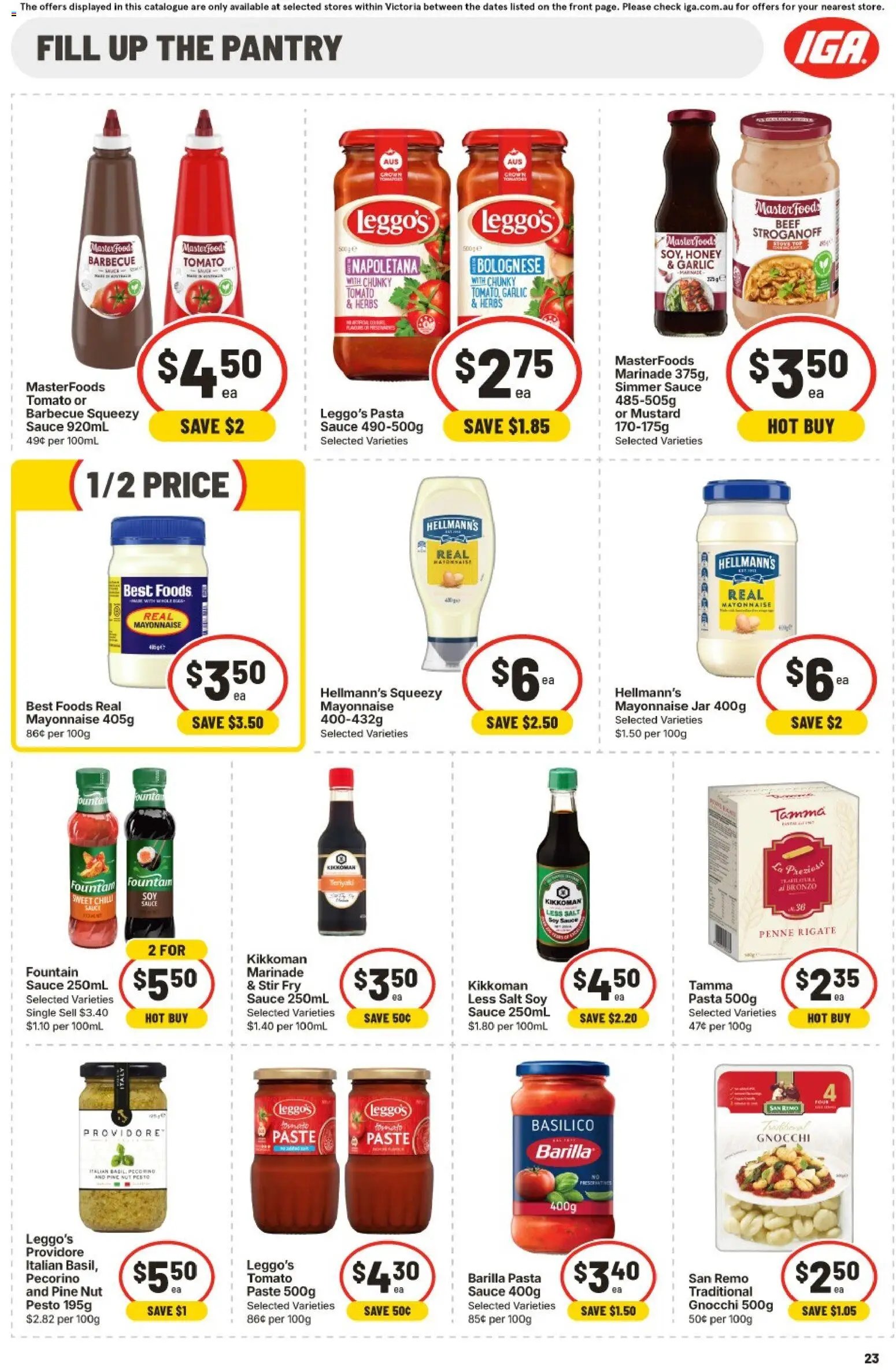 IGA VIC catalogue
