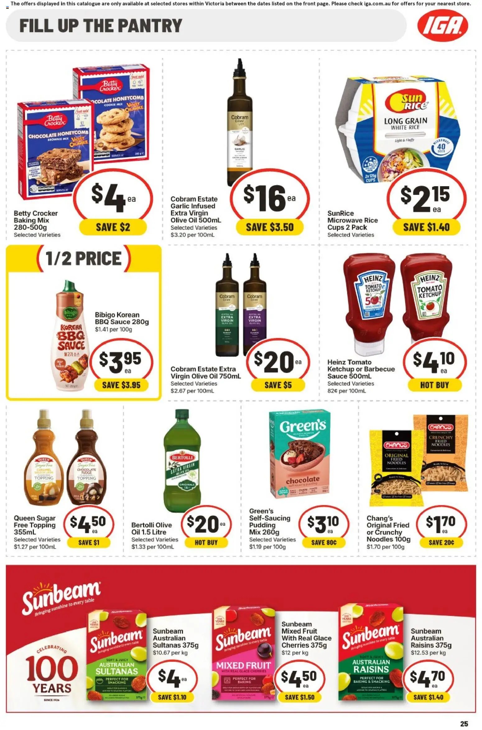 IGA VIC catalogue