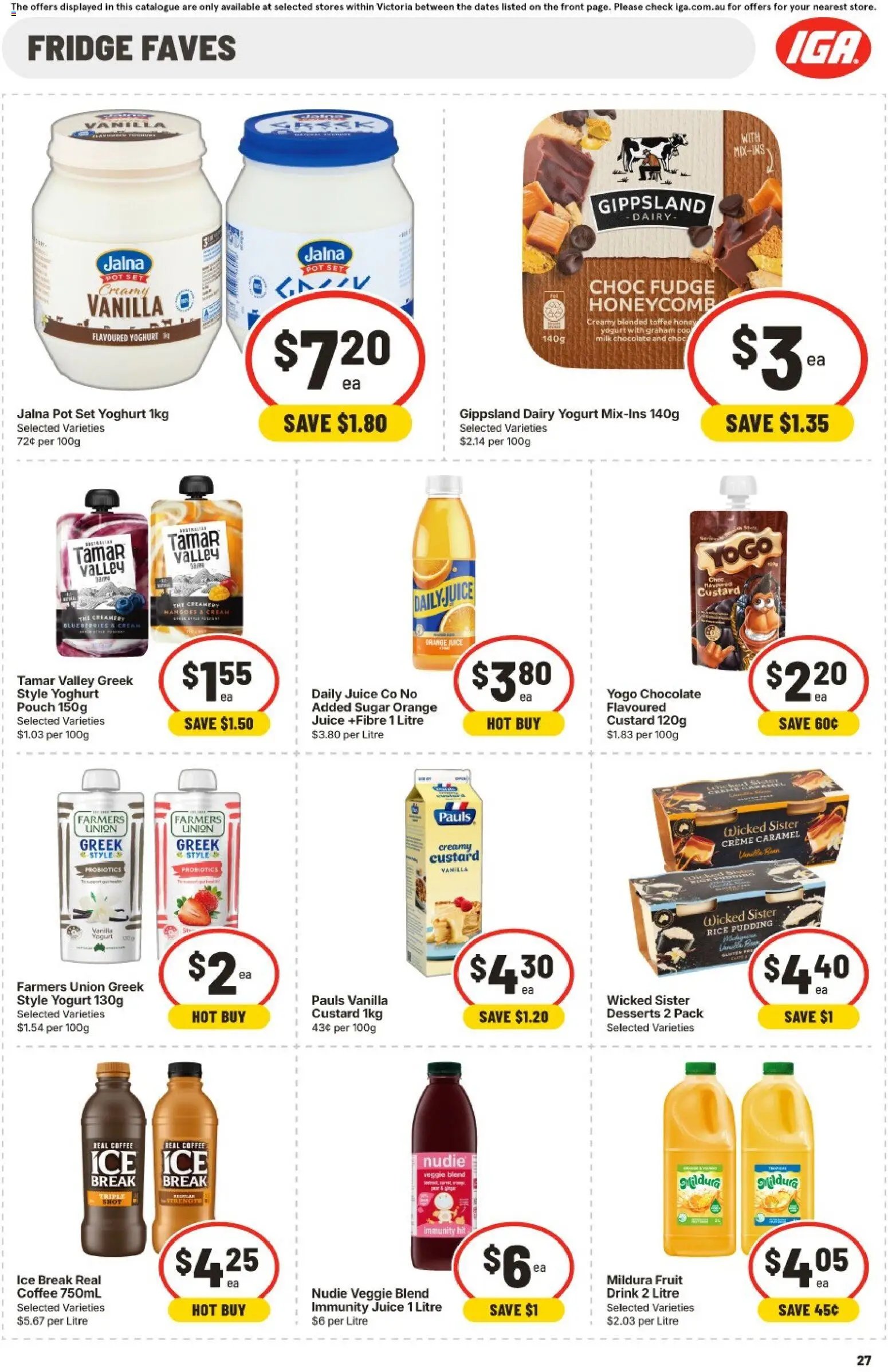 IGA VIC catalogue