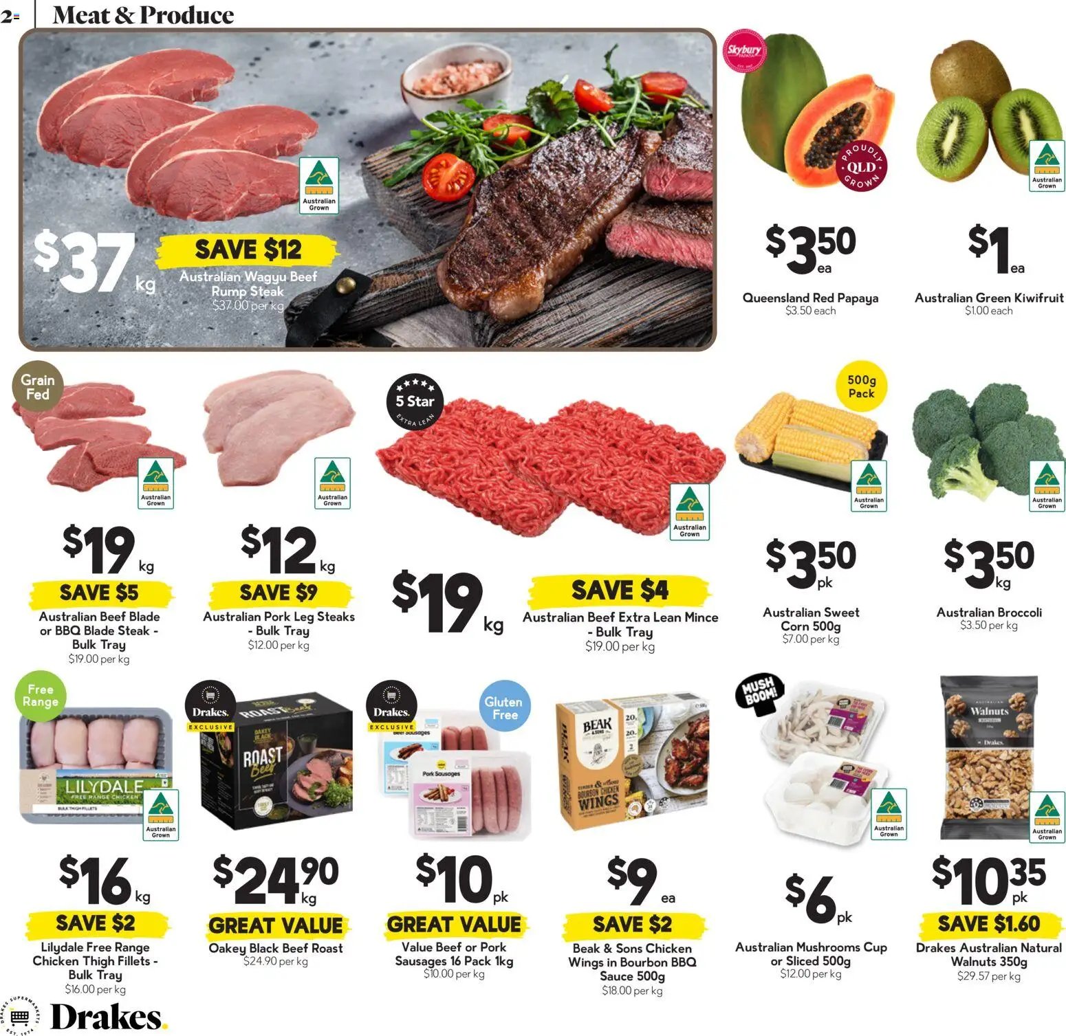Drakes catalogue QLD