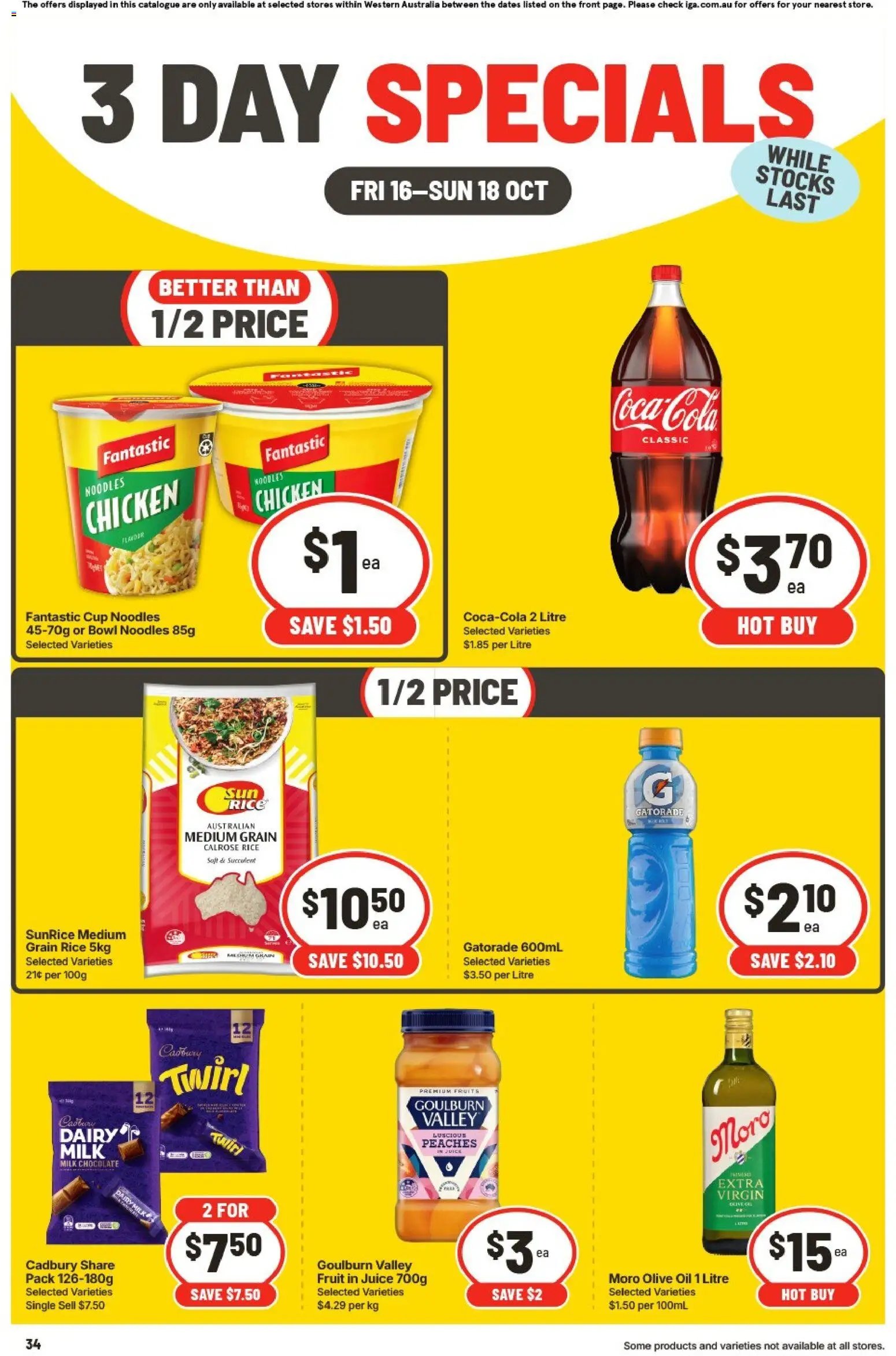 IGA 3 Day Specials WA
