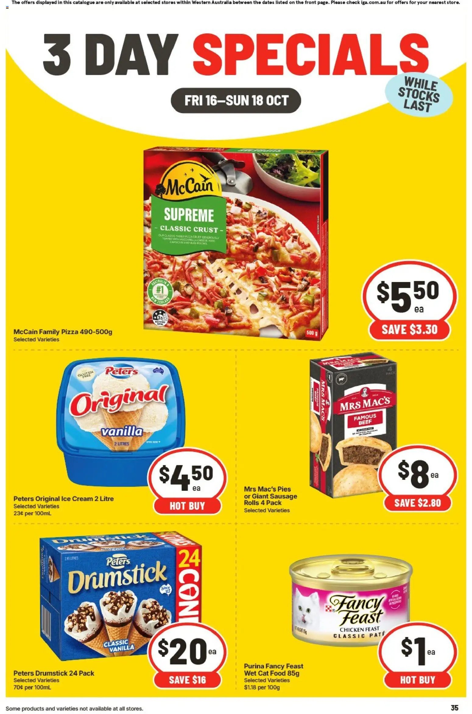 IGA 3 Day Specials WA