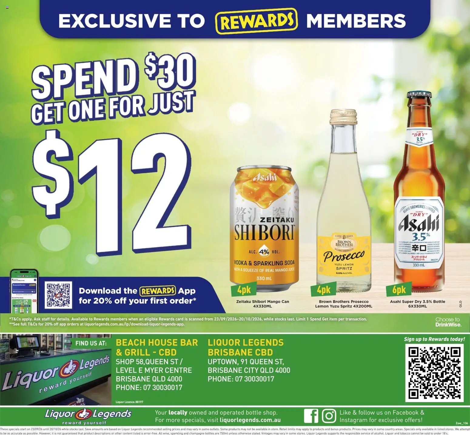 Liquor Legends catalogue Brisbane