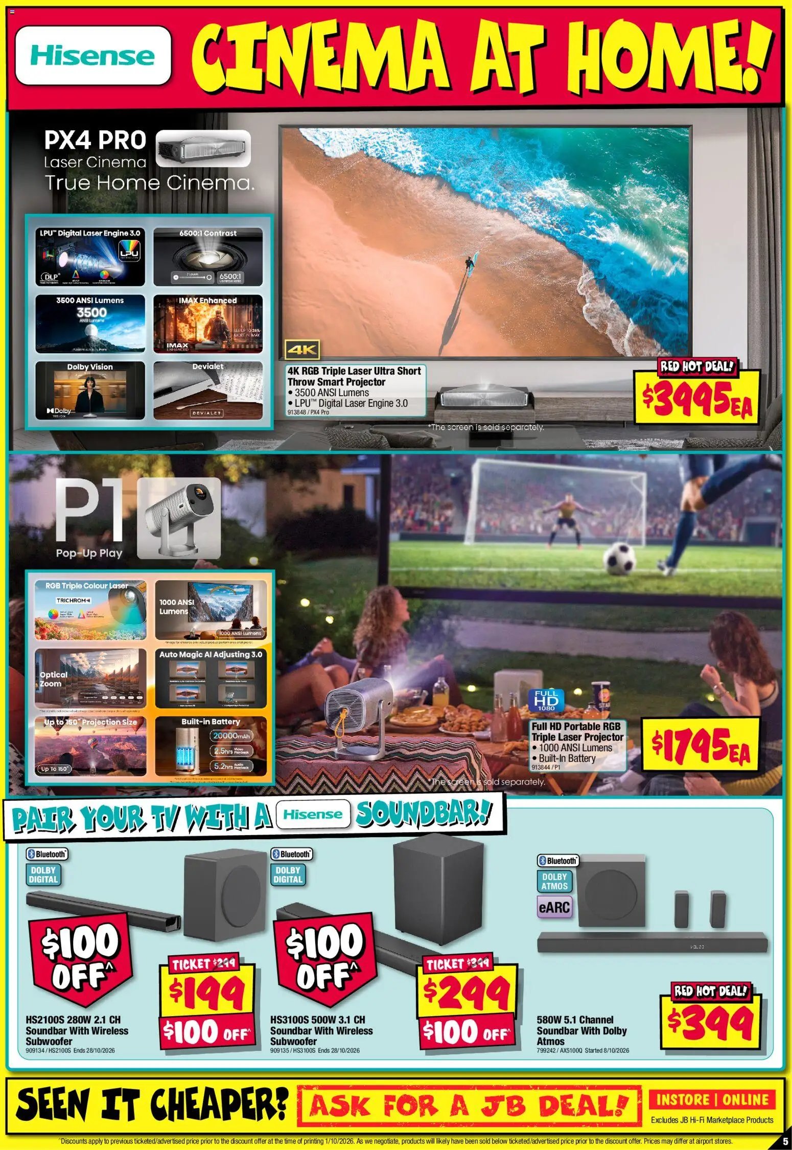 JB Hi-Fi catalogue Hisense Sellout