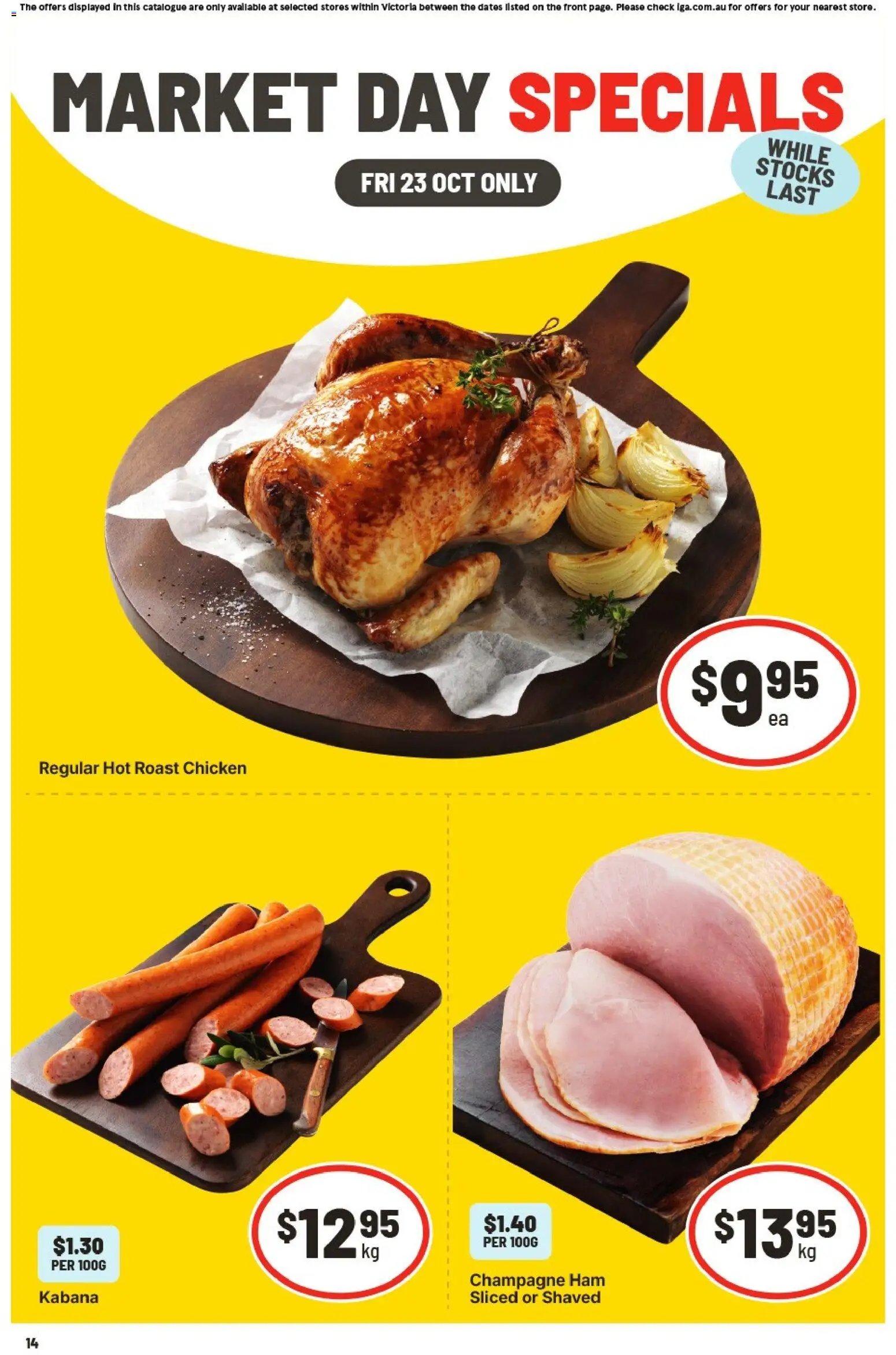 IGA Market Day Specials VIC