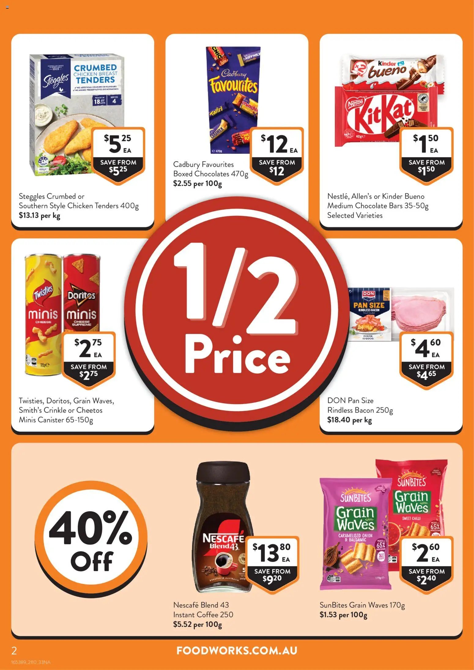 Foodworks catalogue