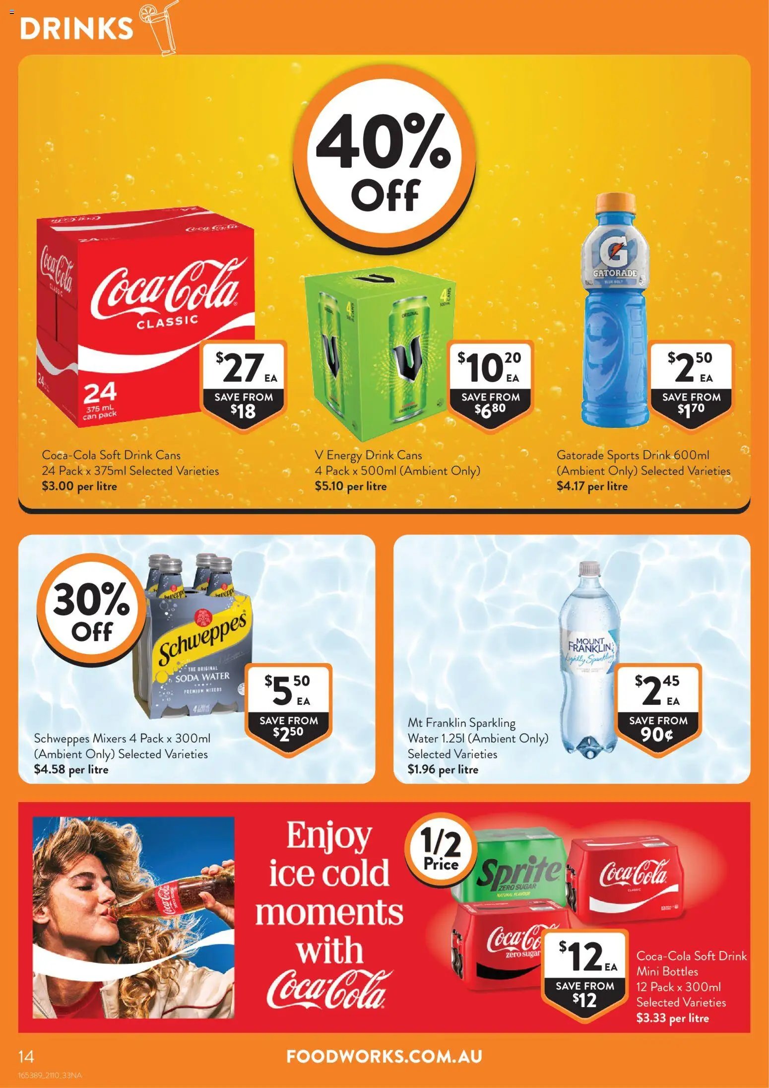 Foodworks catalogue