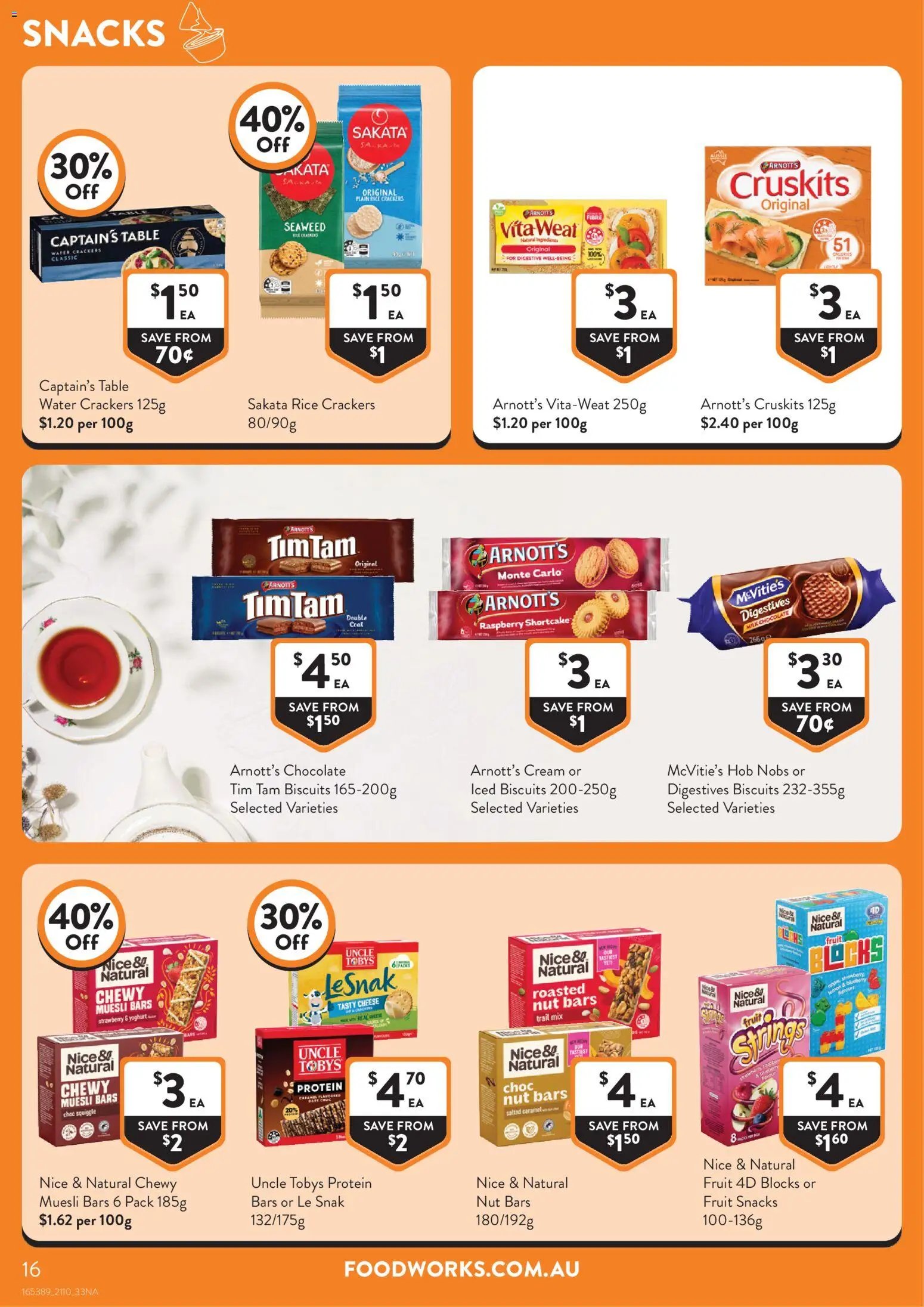 Foodworks catalogue