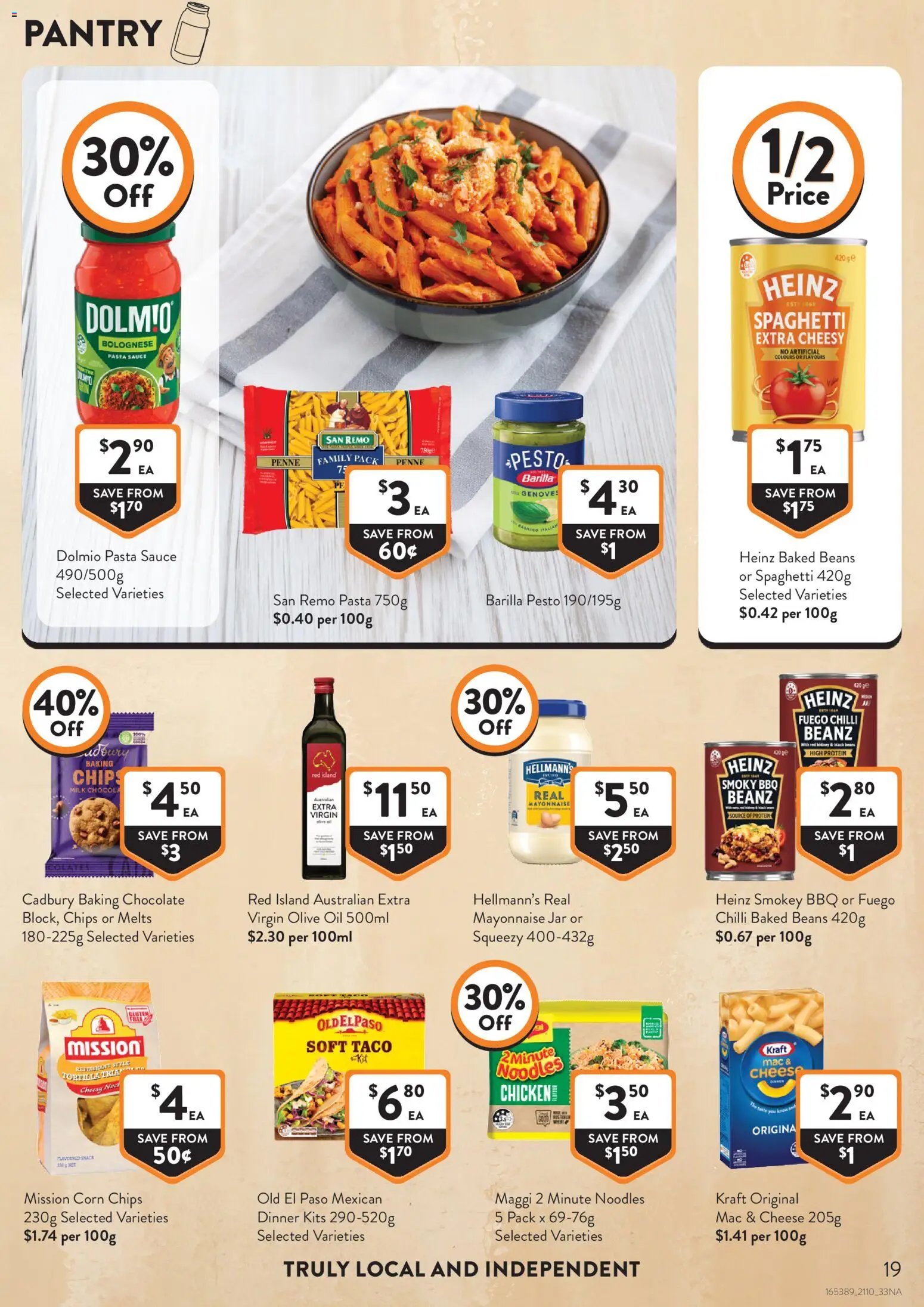 Foodworks catalogue