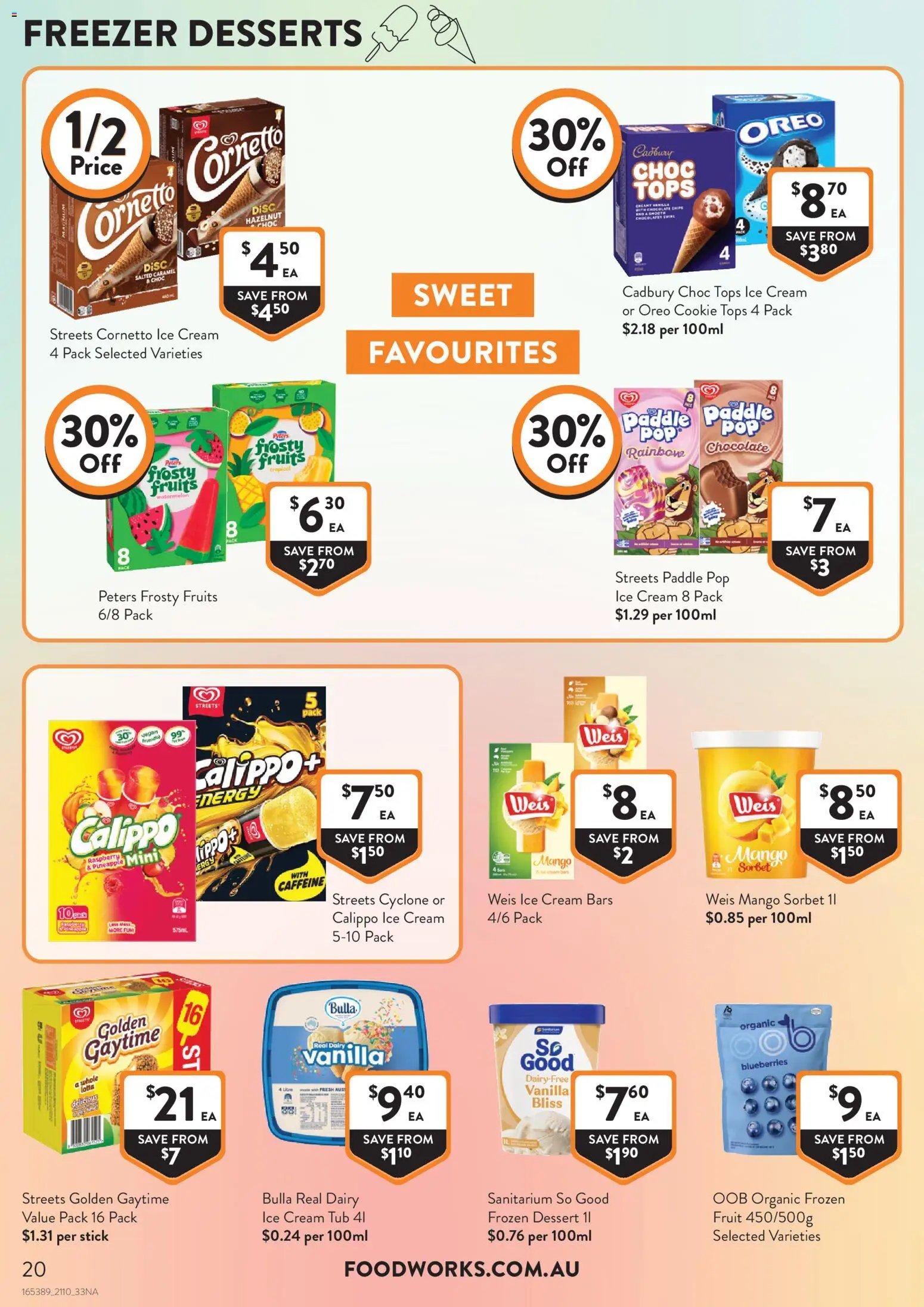 Foodworks catalogue