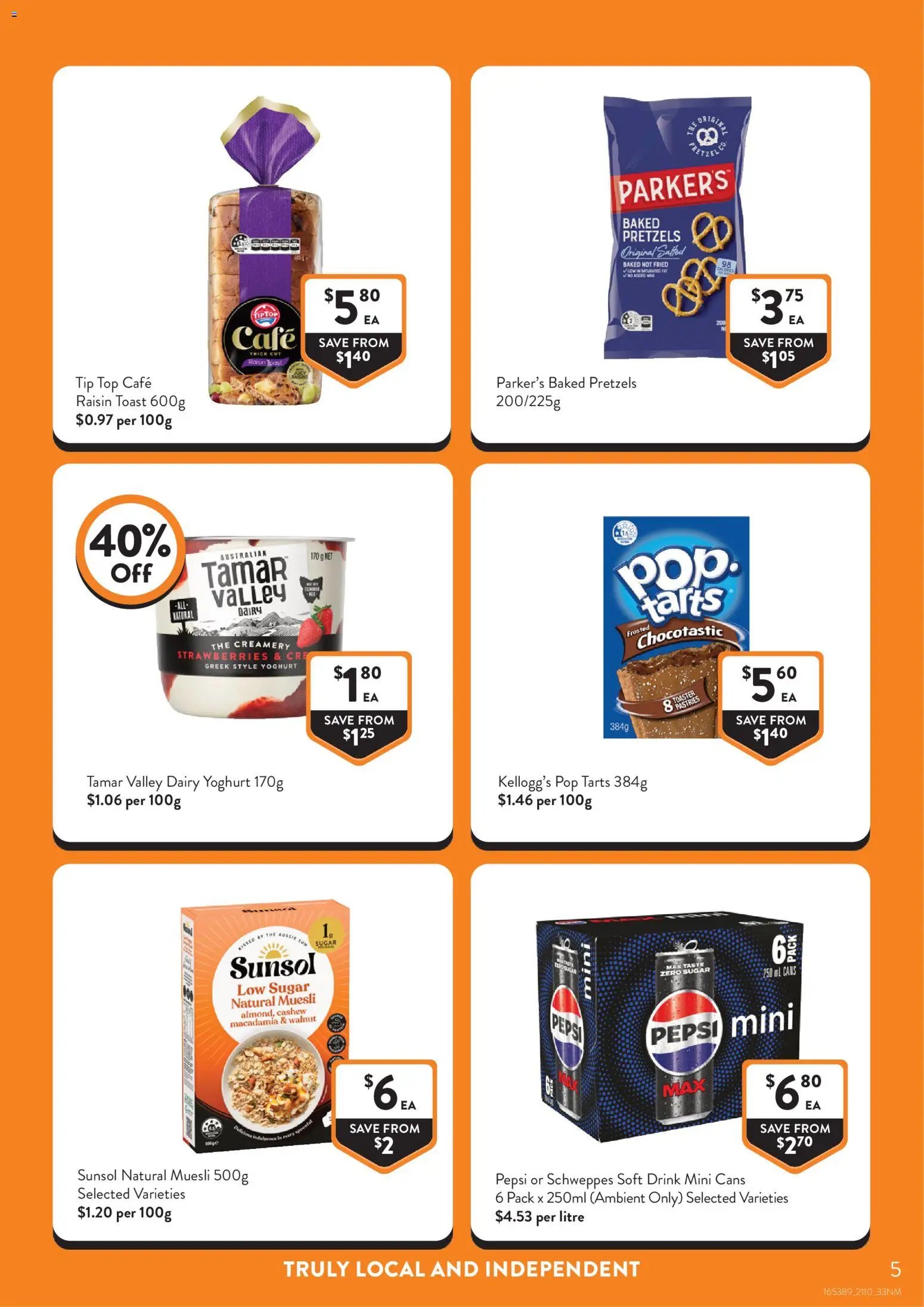 Foodworks catalogue