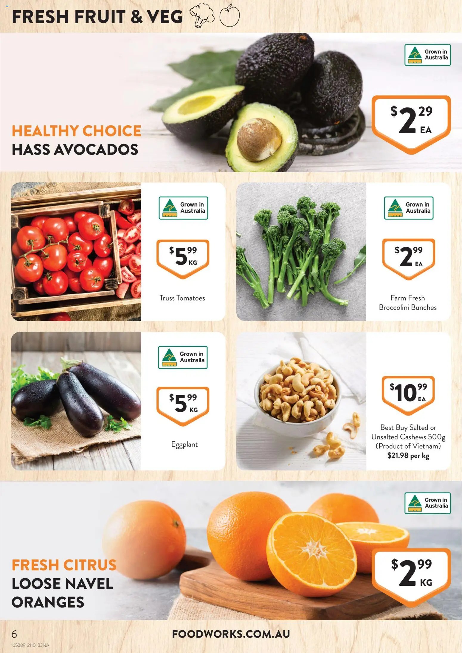 Foodworks catalogue