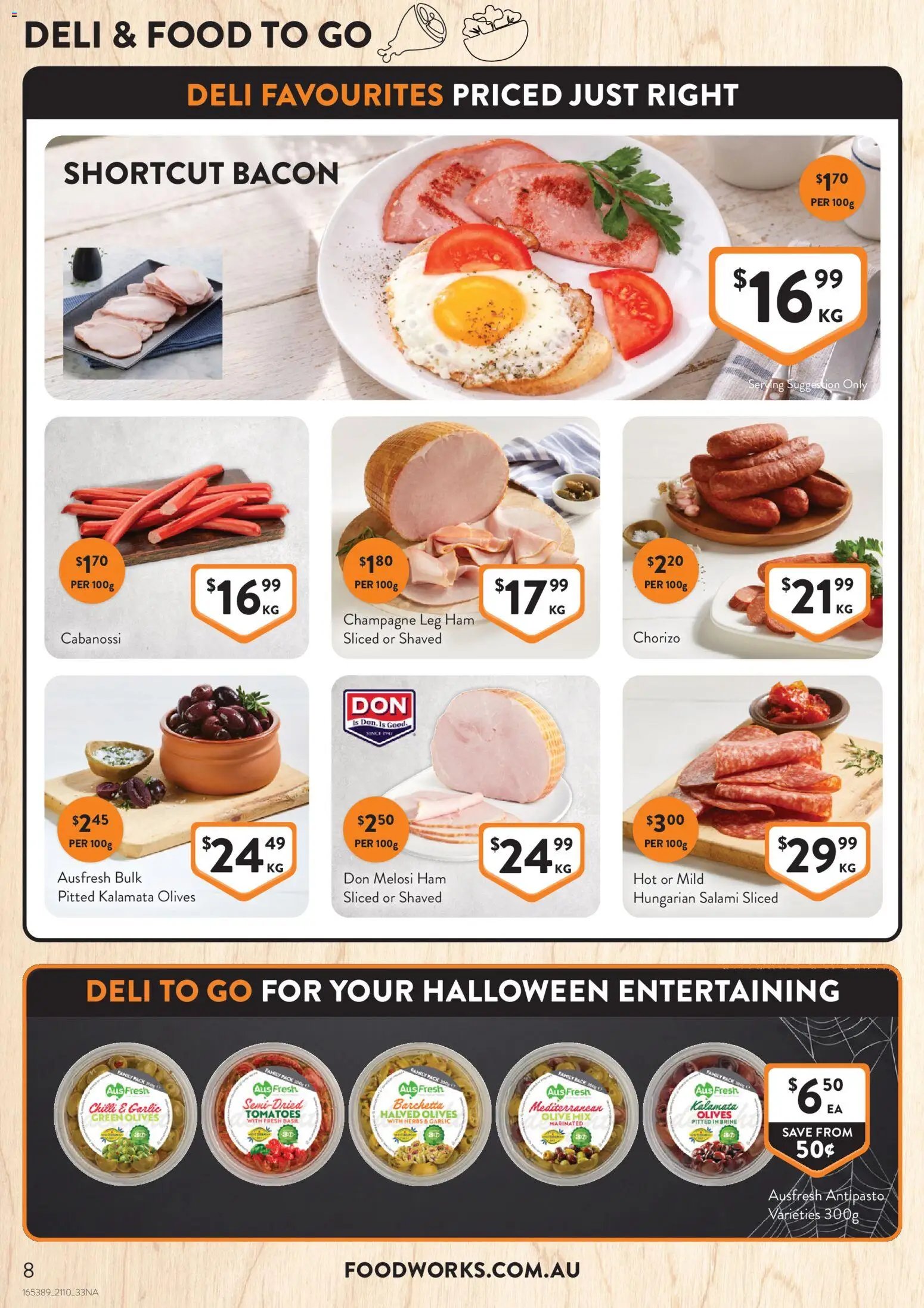 Foodworks catalogue