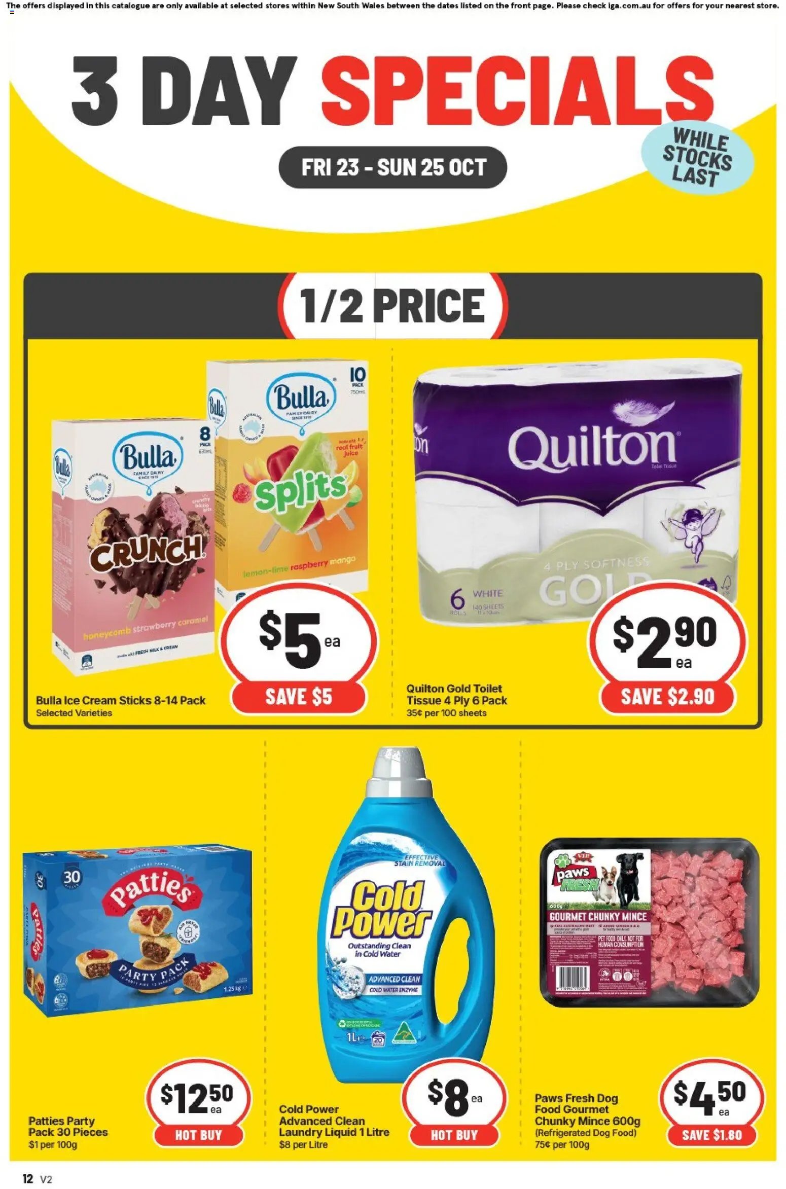 IGA ACT 3 Day Specials ACT