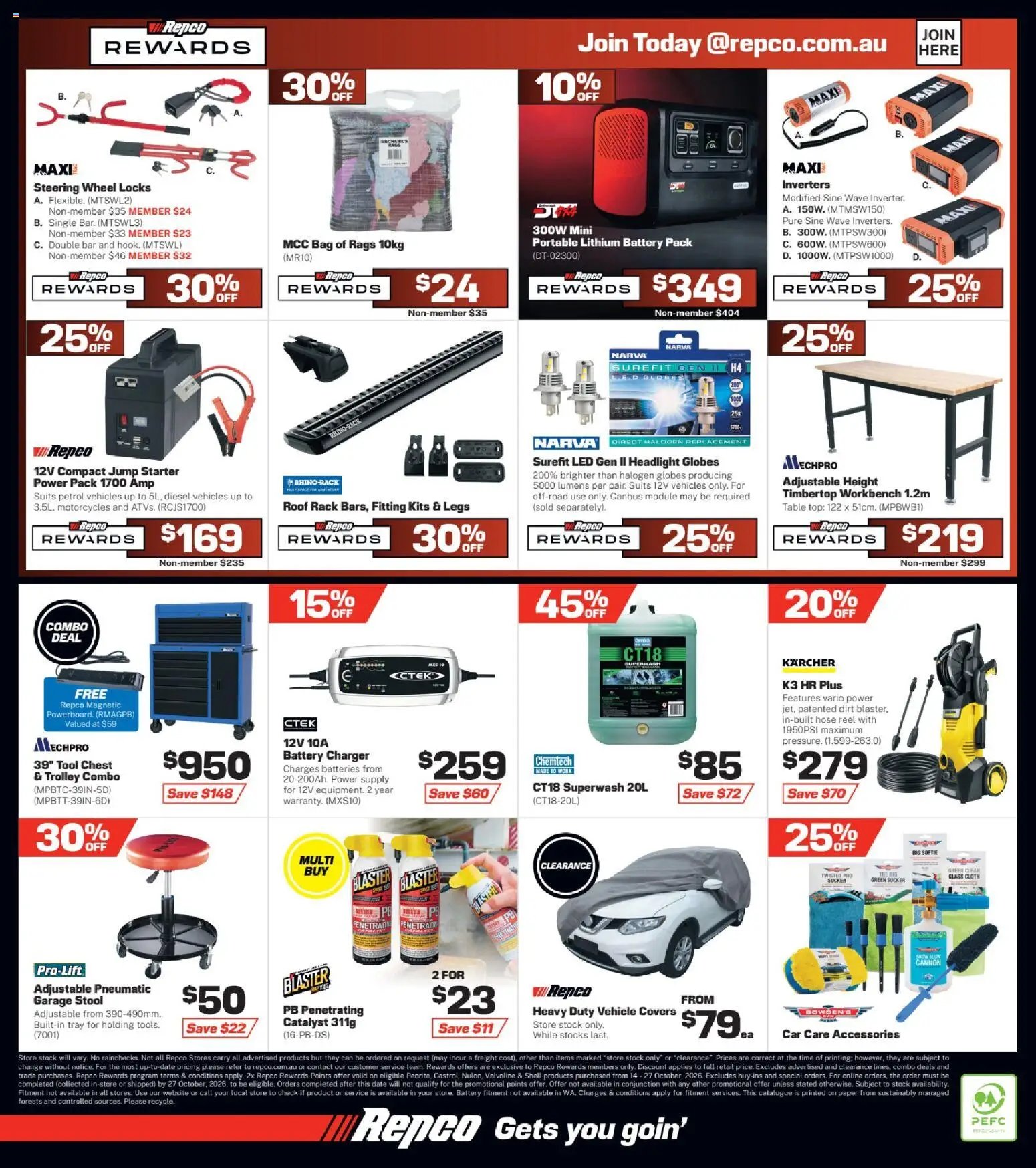 Repco catalogue