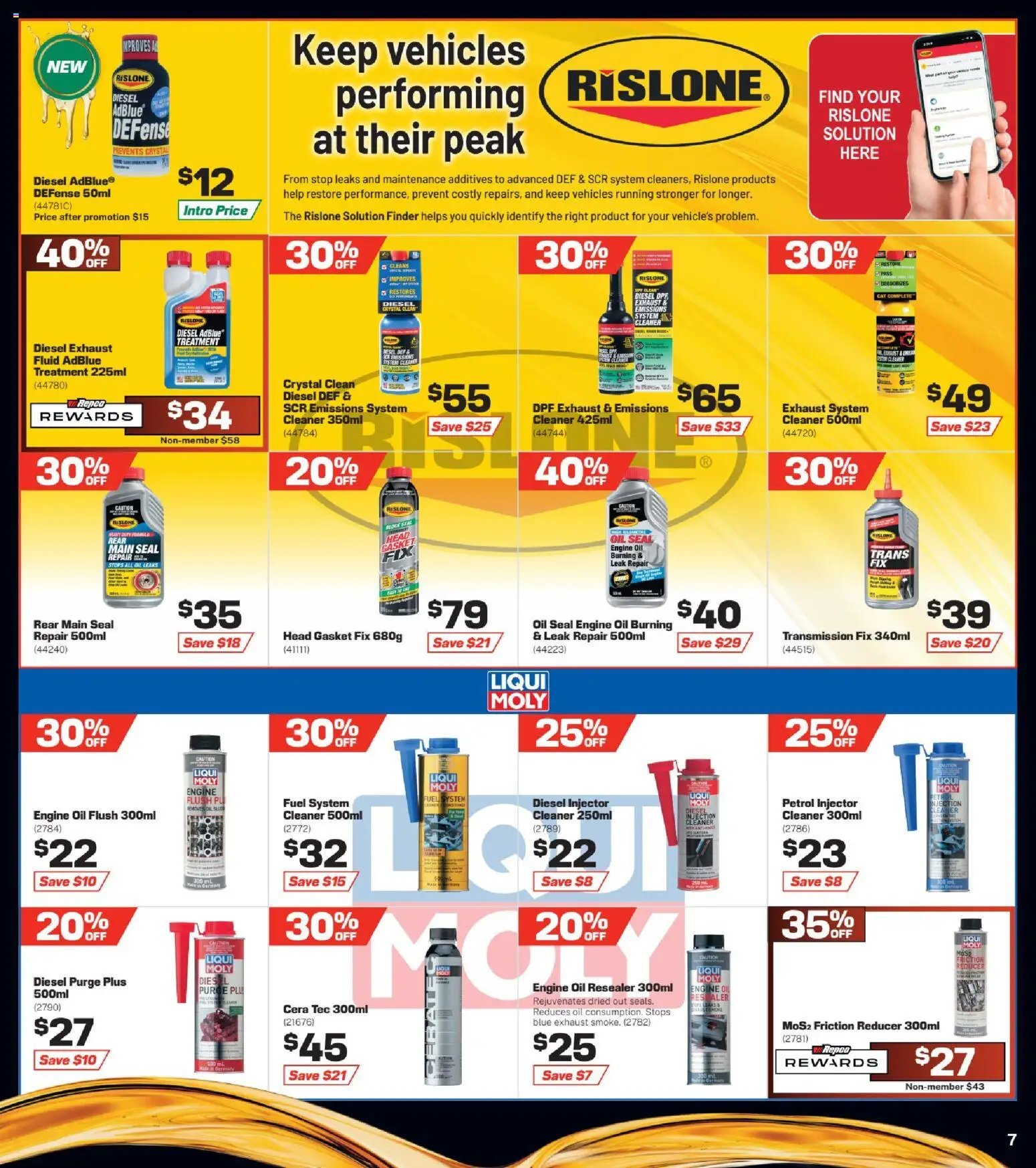 Repco catalogue