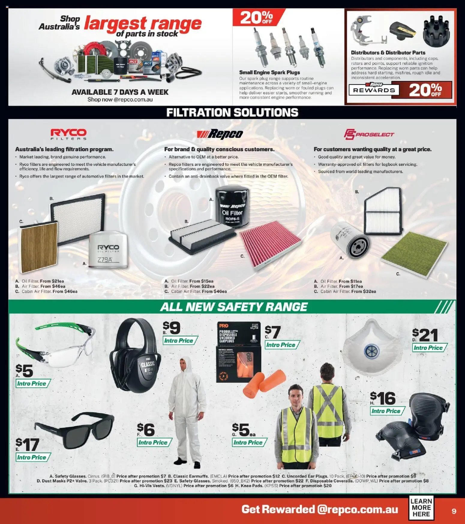 Repco catalogue
