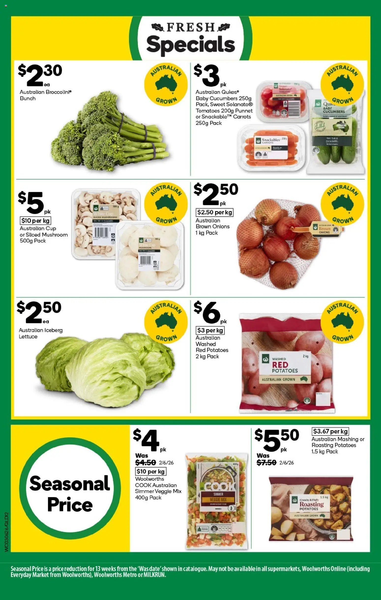 Woolworths catalogue NSW North