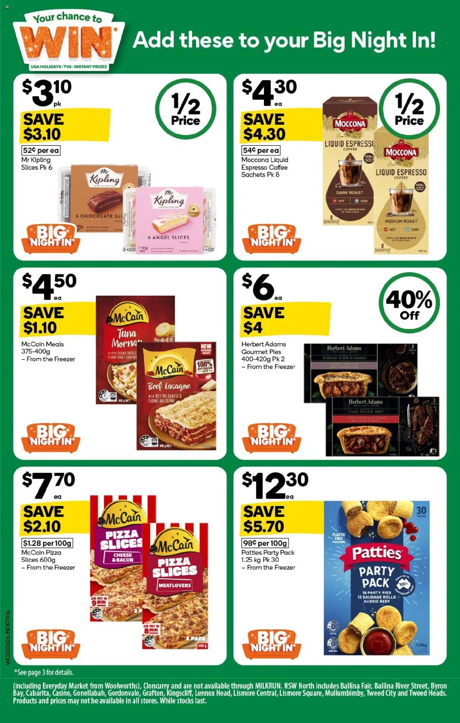 Woolworths catalogue NSW North
