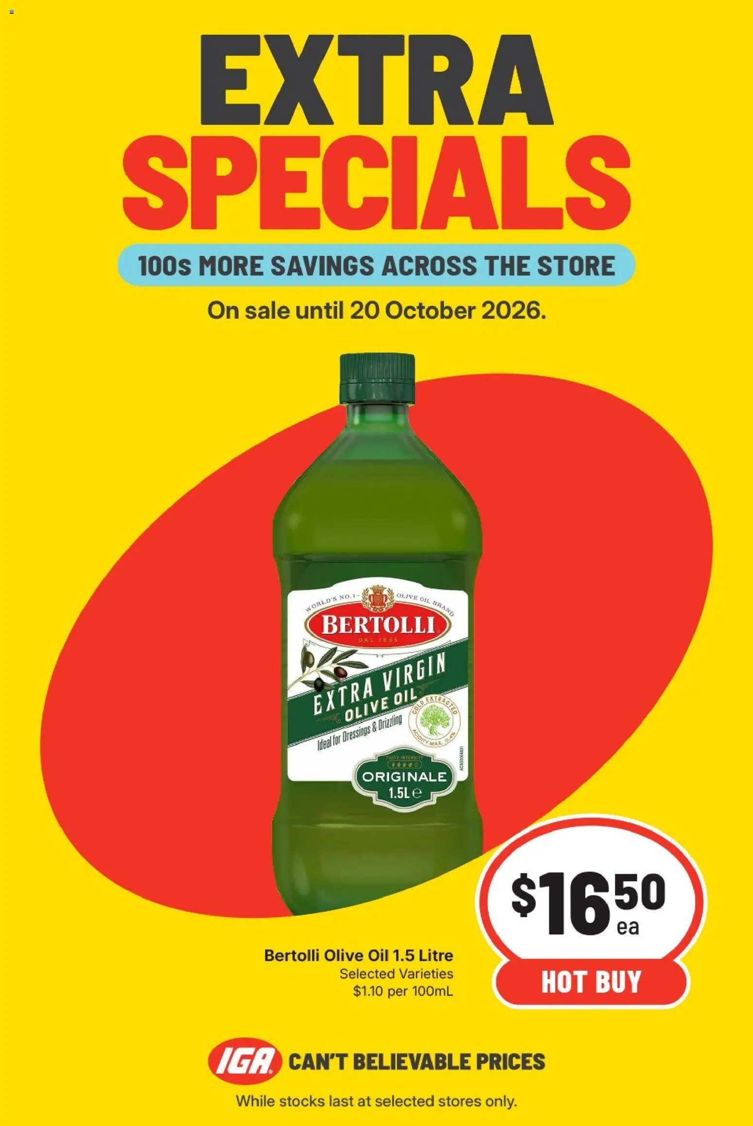 IGA Extra Specials WA