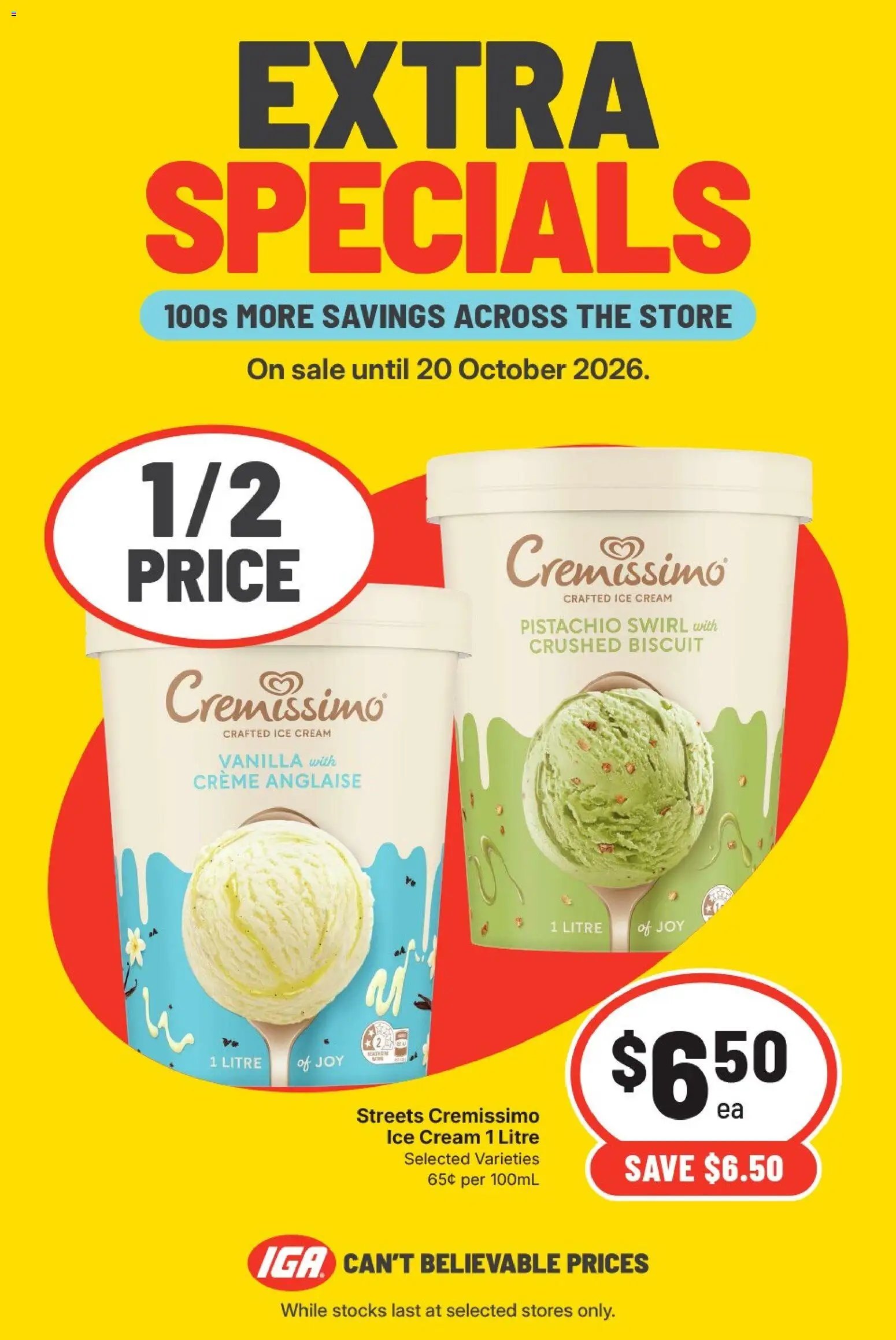 IGA Extra Specials WA