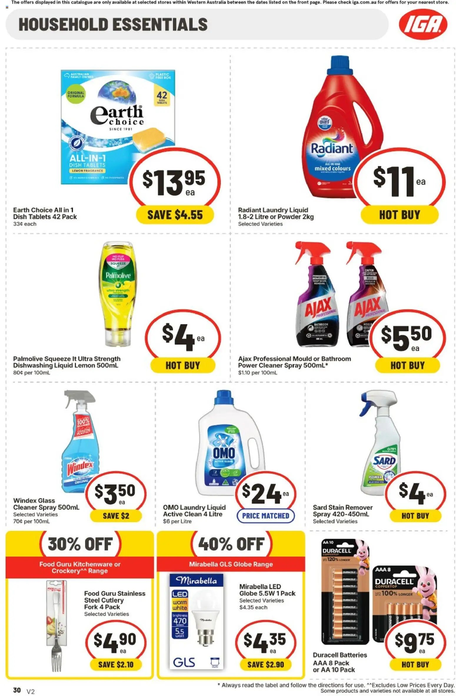 IGA Extra Specials WA