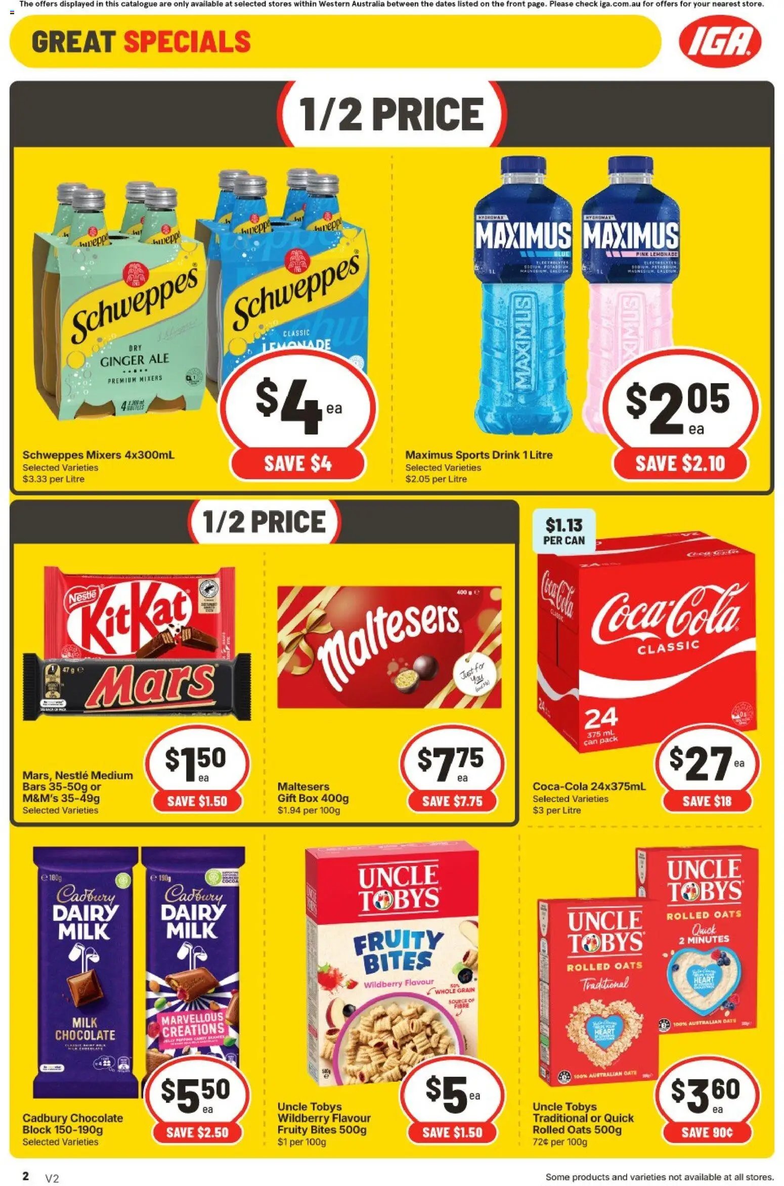 IGA Extra Specials WA