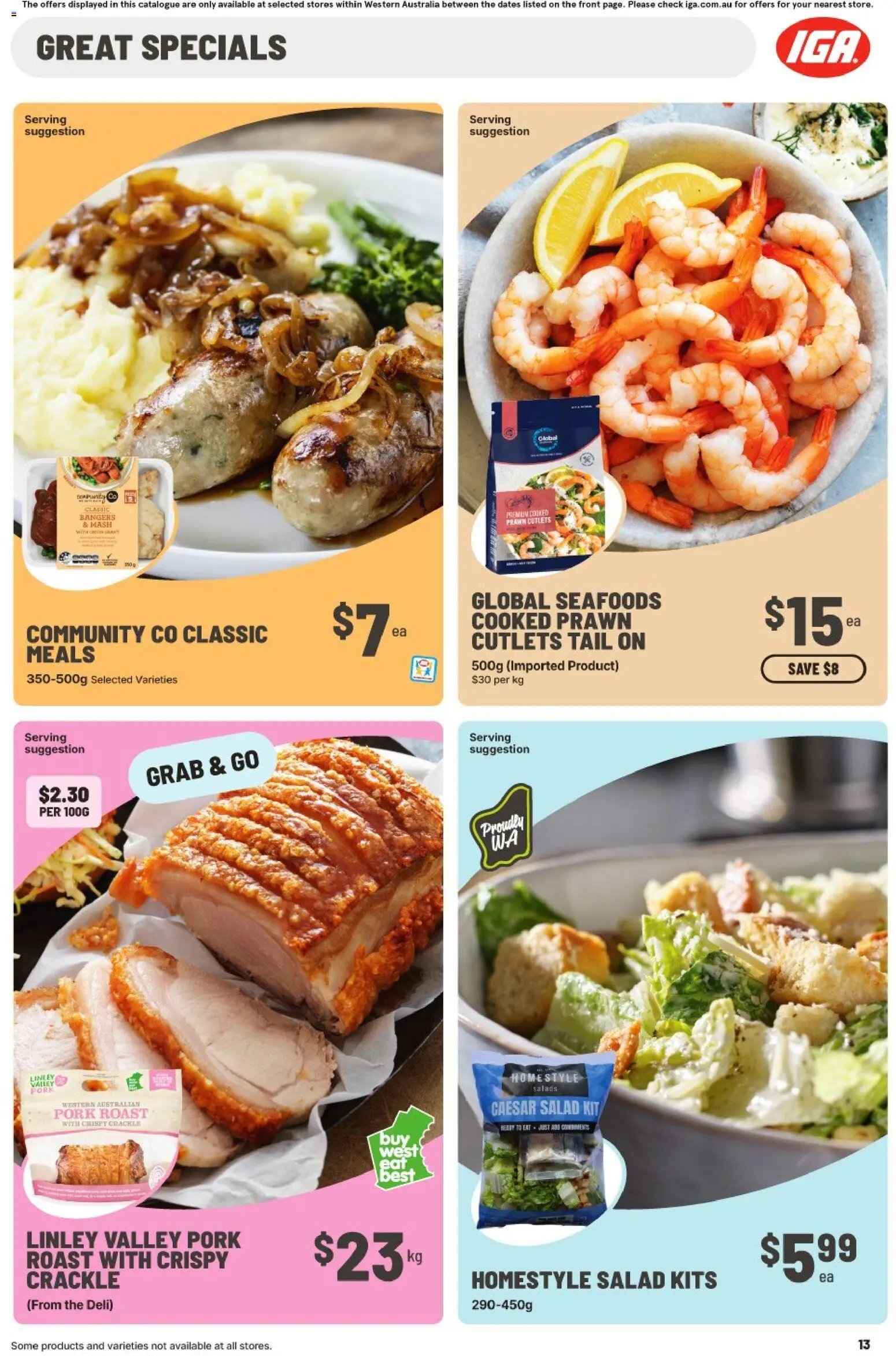 IGA catalogue WA