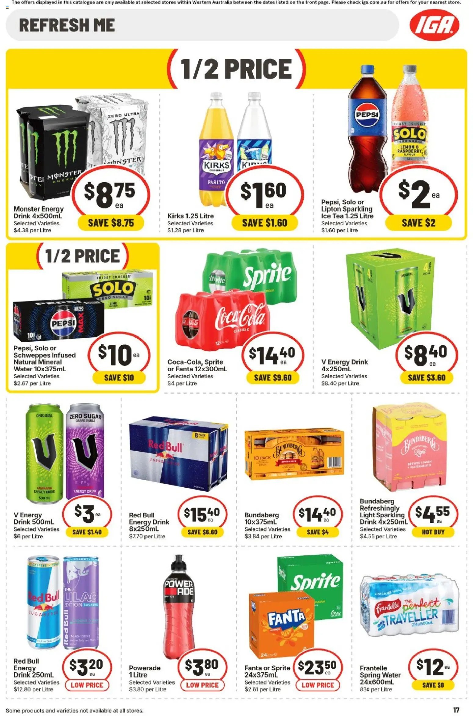 IGA catalogue WA