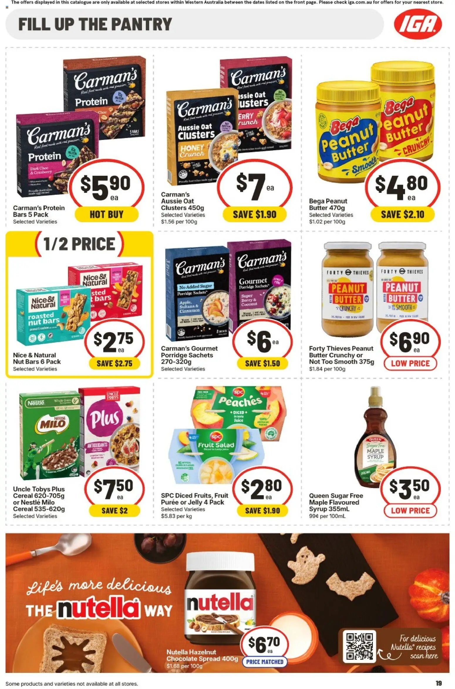 IGA catalogue WA