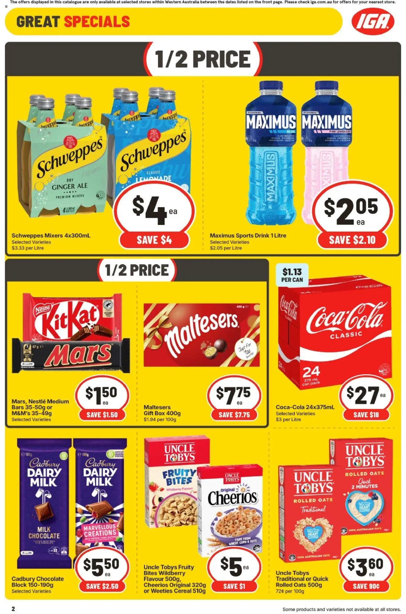 IGA catalogue WA