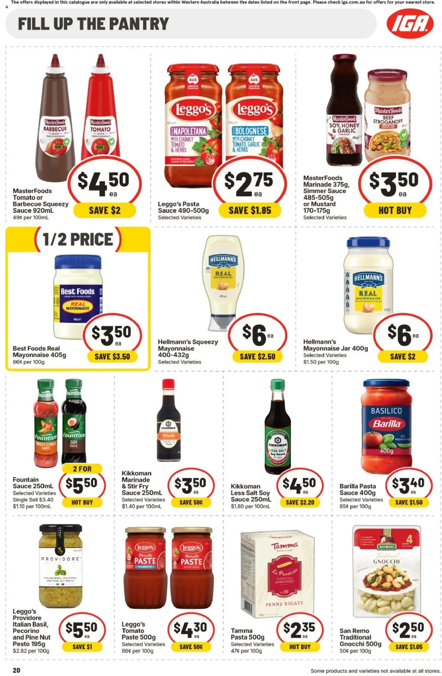 IGA catalogue WA