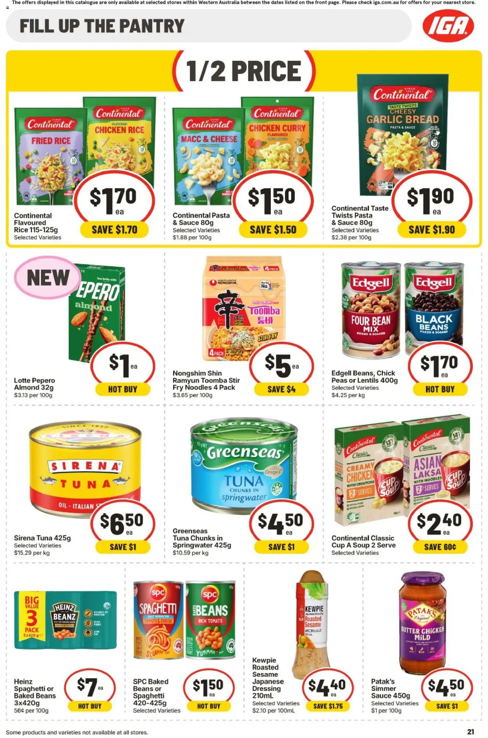 IGA catalogue WA