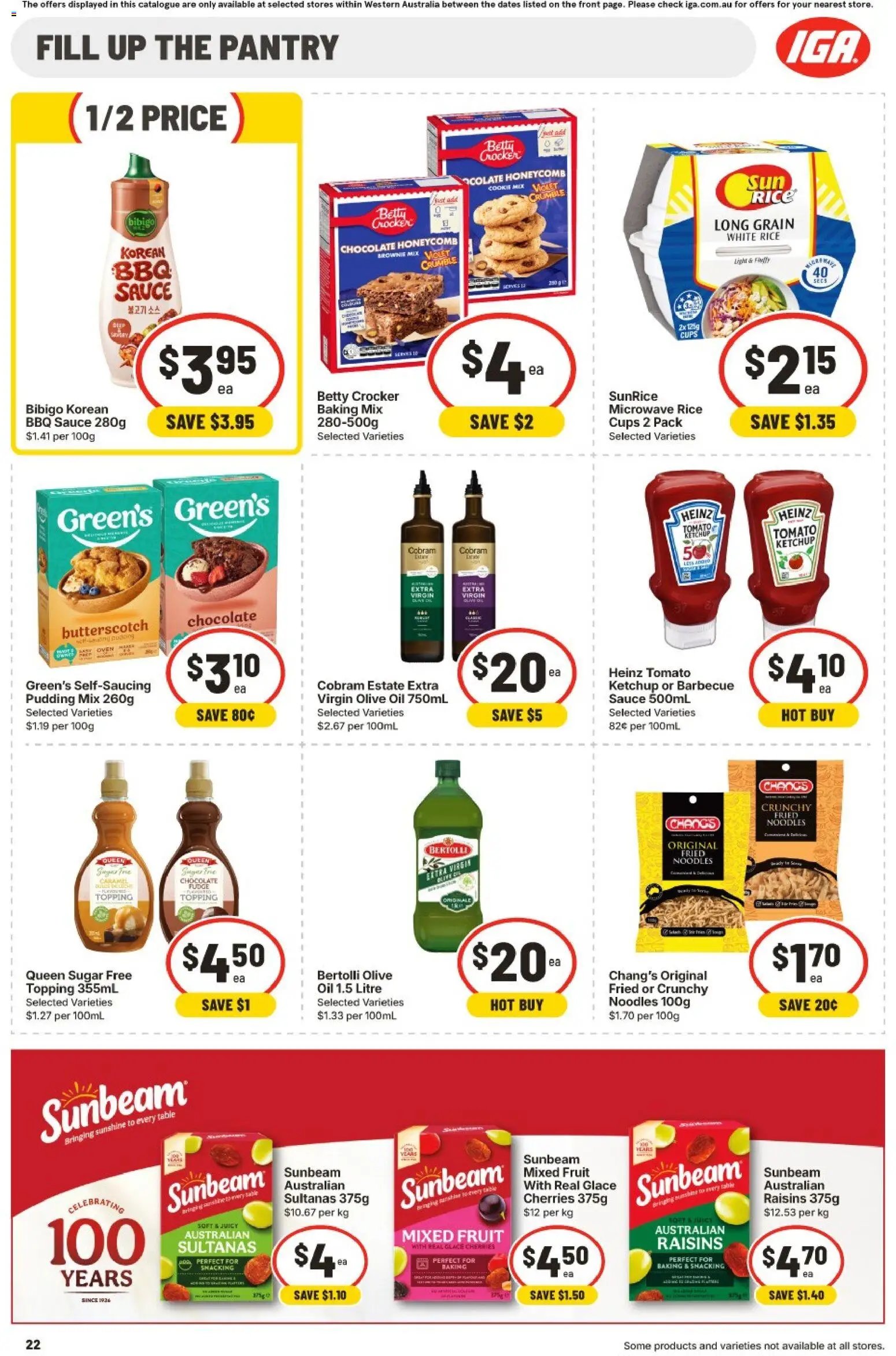IGA catalogue WA