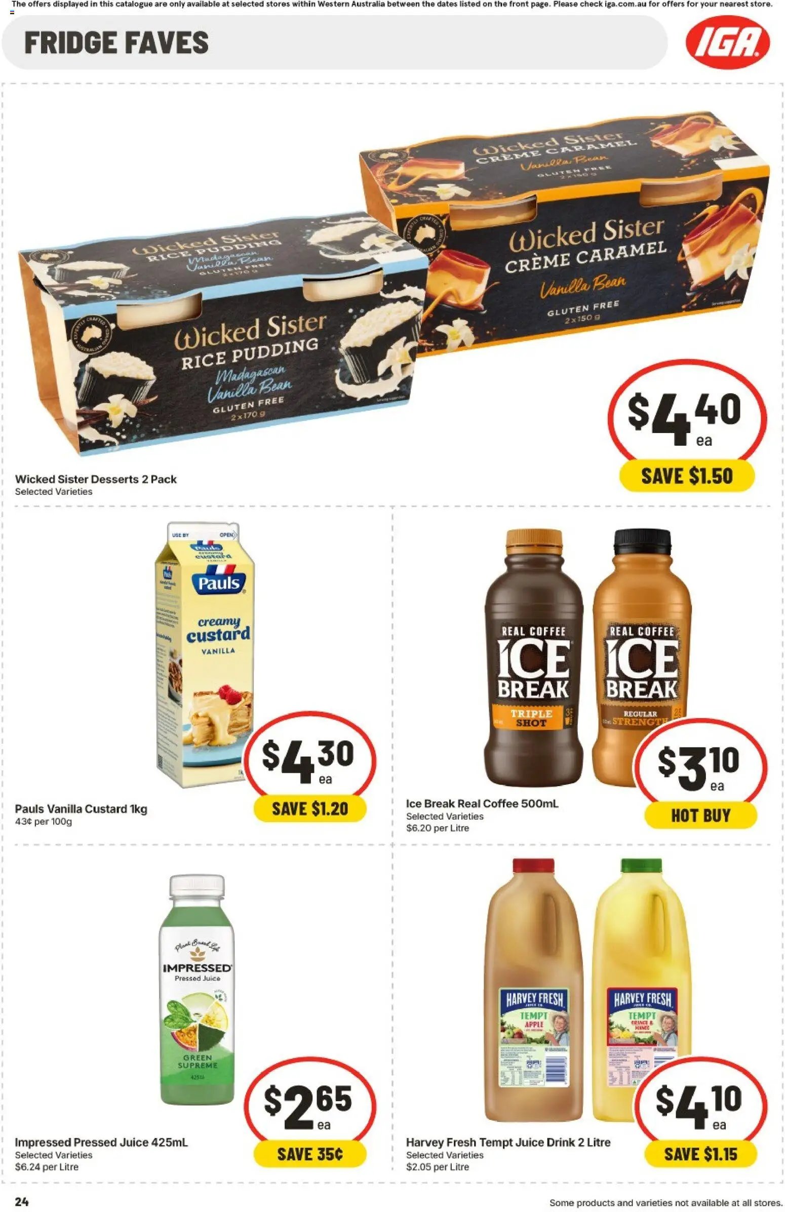 IGA catalogue WA