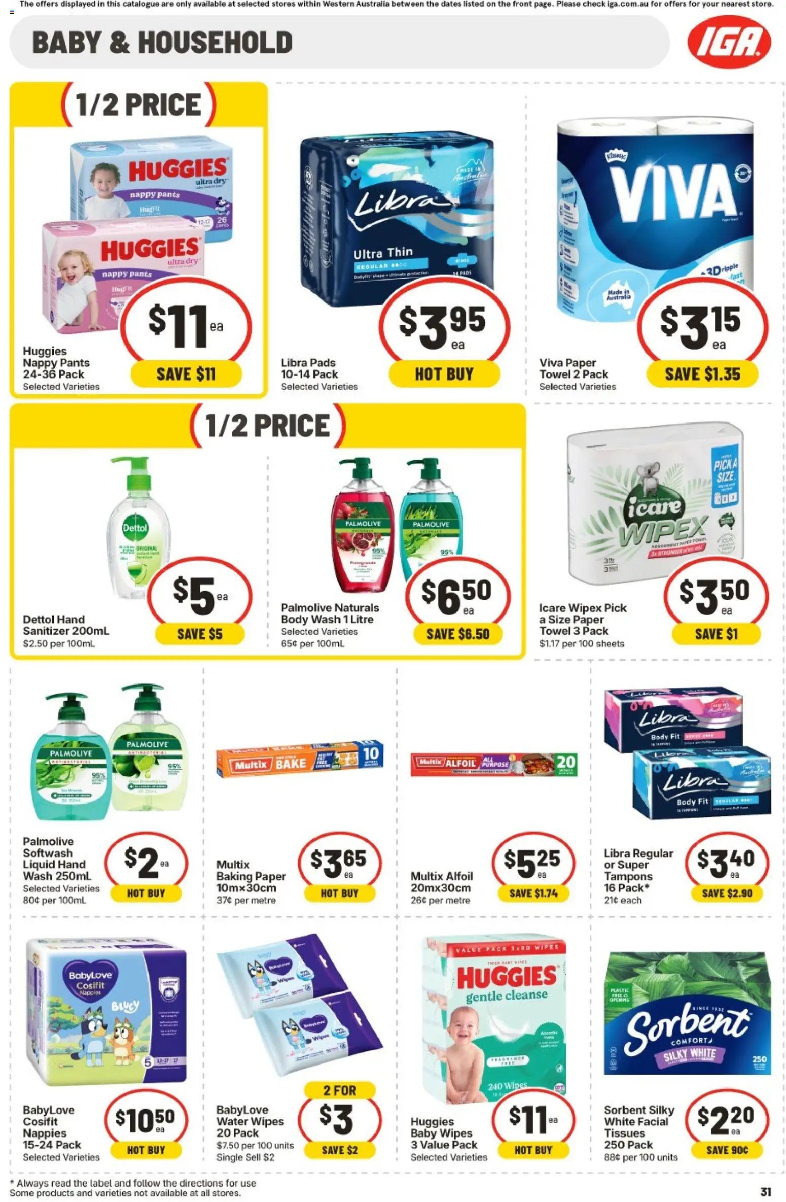 IGA catalogue WA