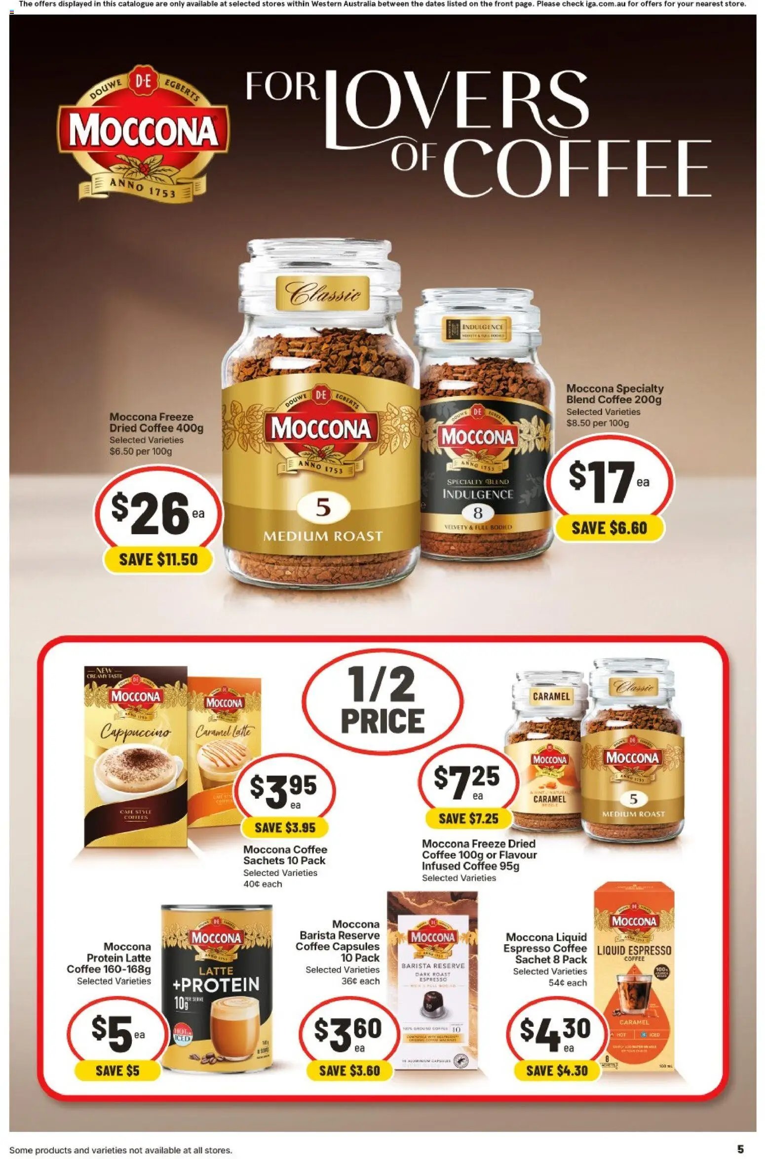 IGA catalogue WA