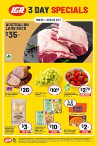 IGA 3 Day Specials WA